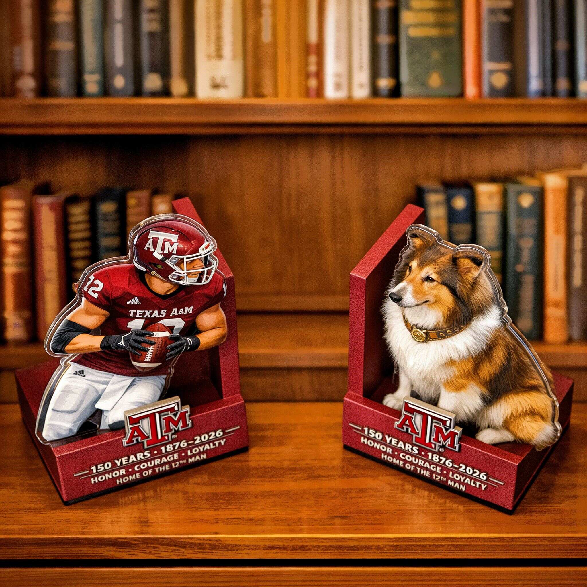 A&M 150th Anniversary Bookends