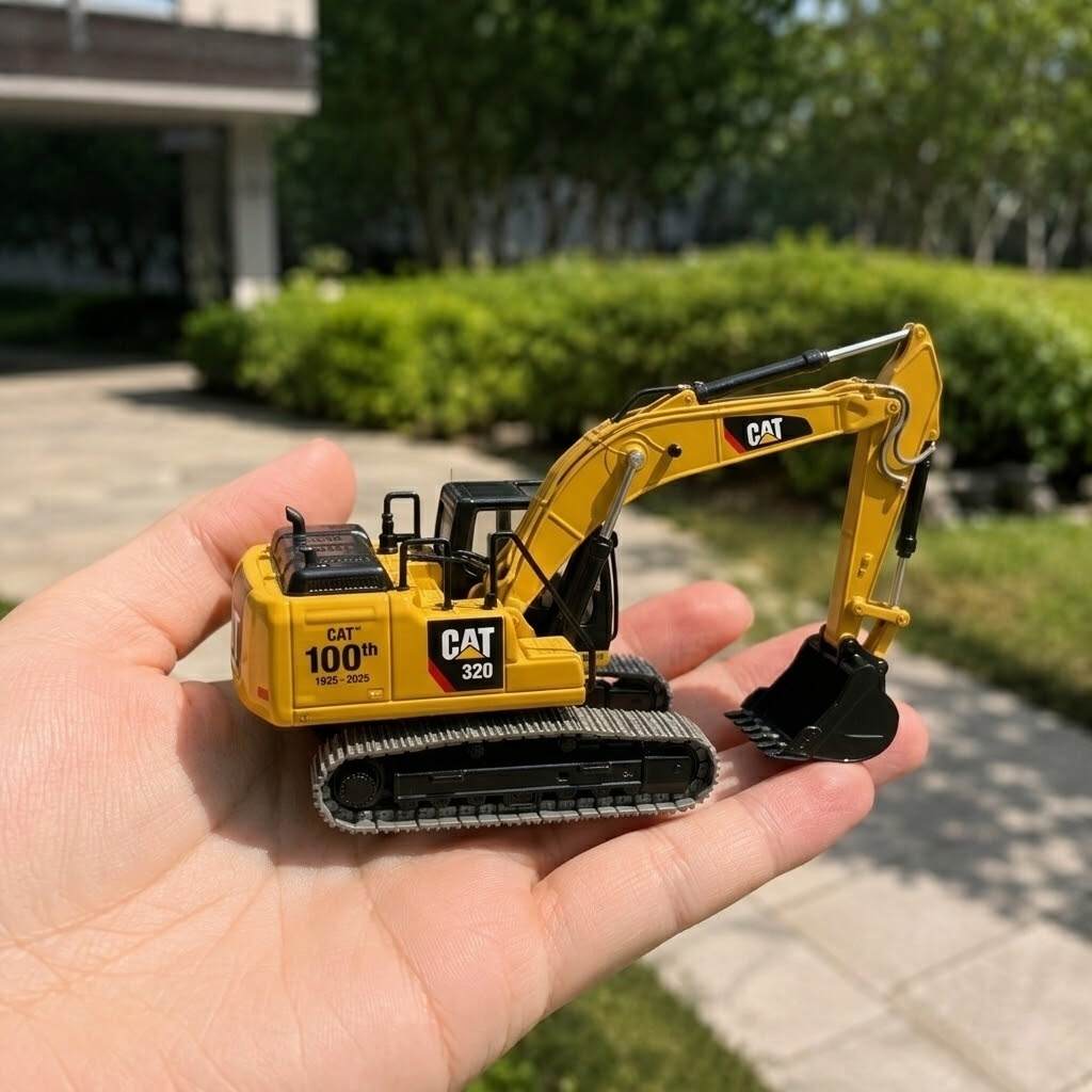 🏗️🔥 Hot Wheels Caterpillar 100th Anniversary 320 Excavator