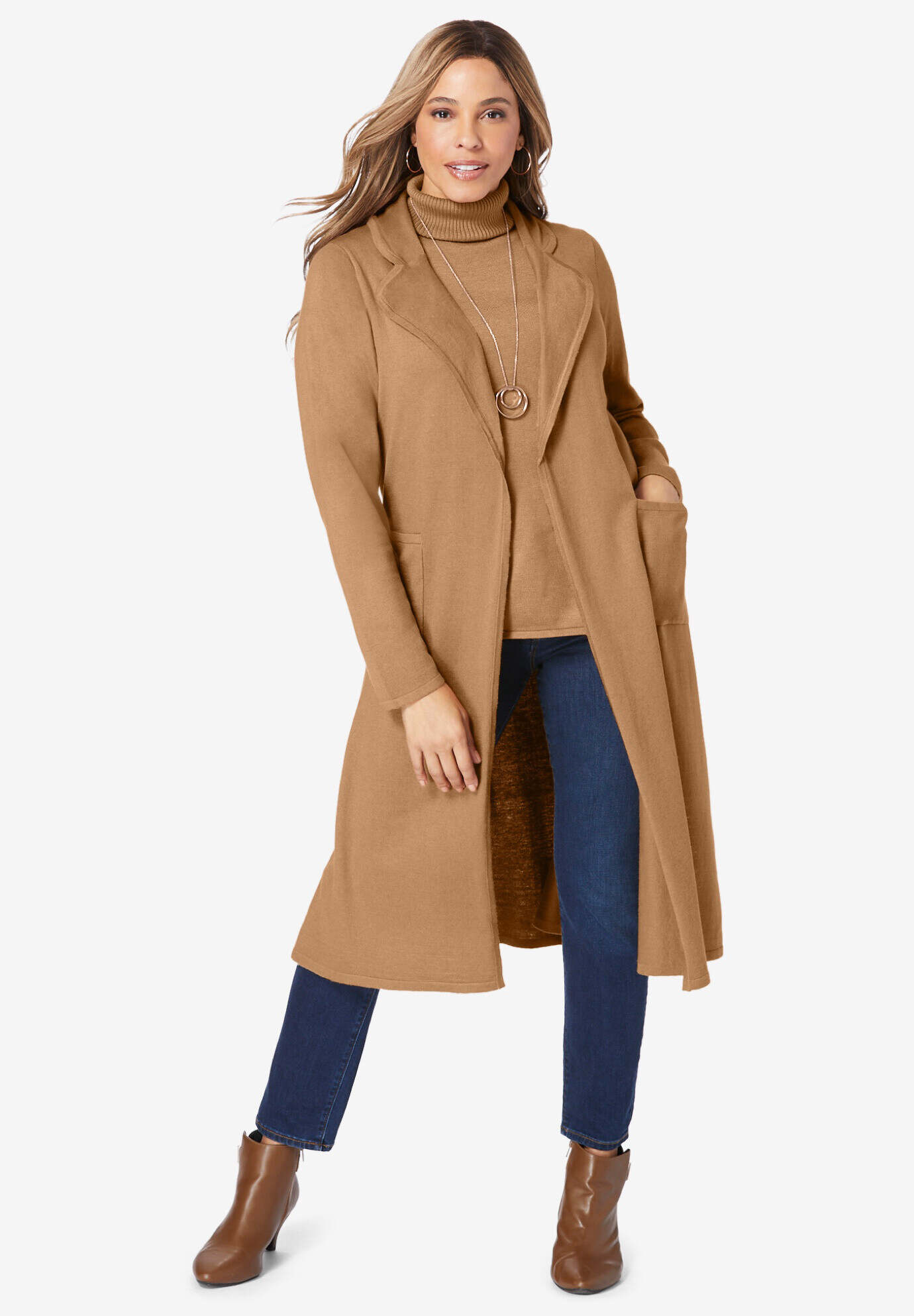 Cashmere Collared Duster