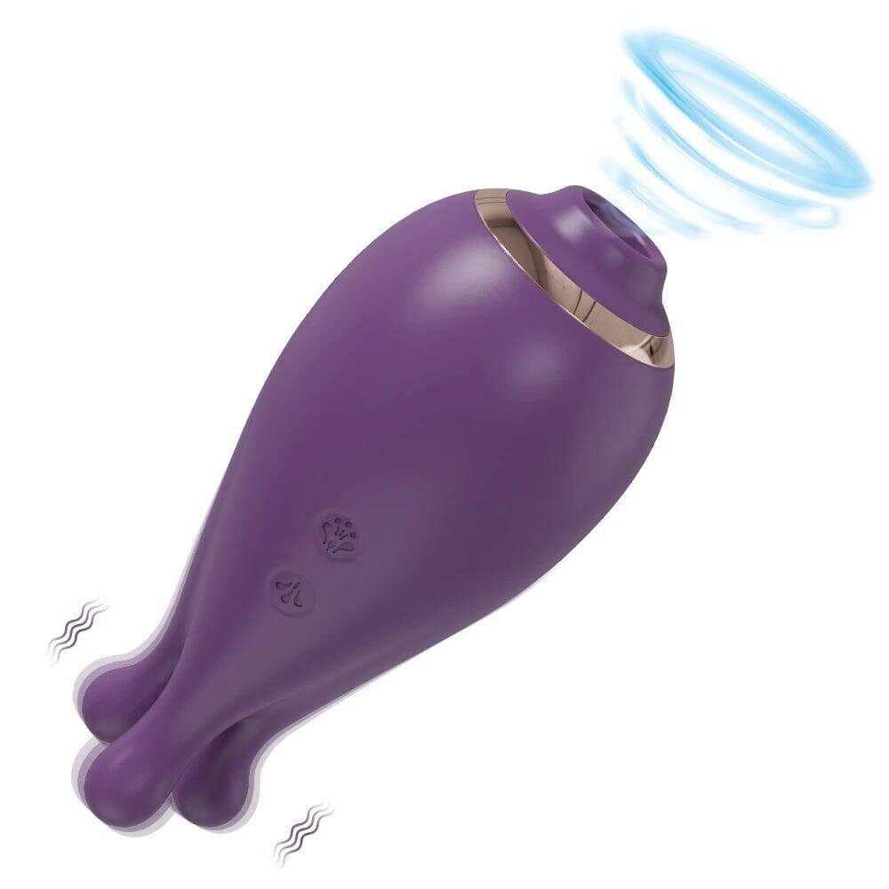 2-in-1 Clit Sucker & Vacuum Stimulator: Powerful Vibrator for Women