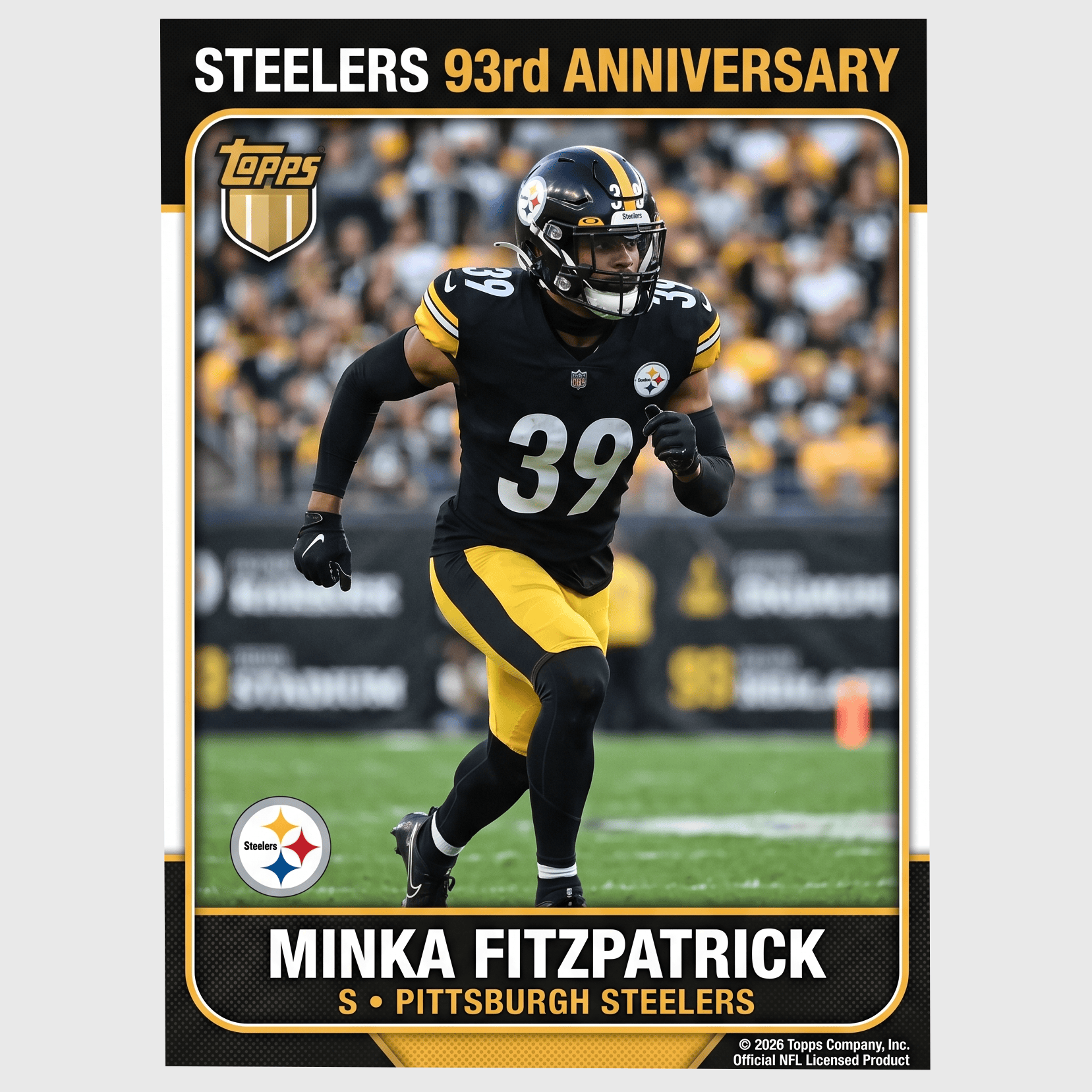 2026 Pittsburgh Steelers 93th Anniversary Hobby Box