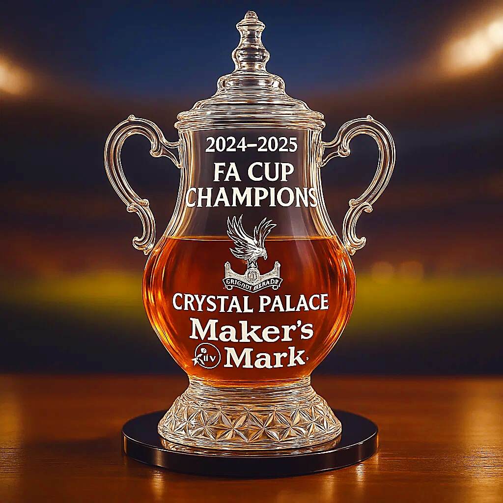 Crystal Palace FA Cup Trophy Bottle