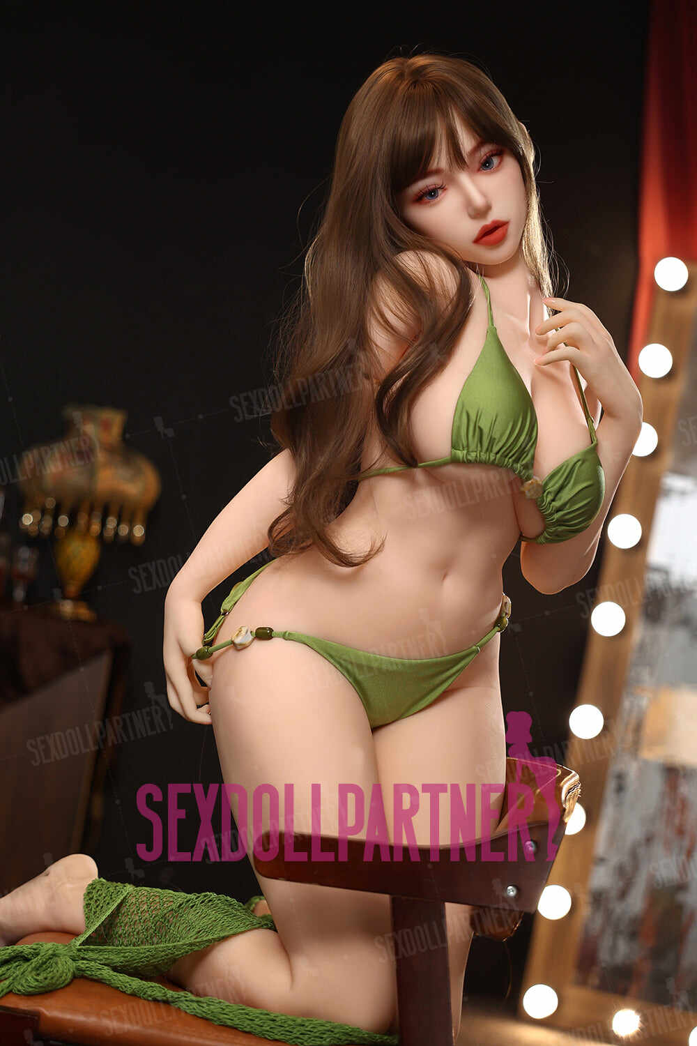 EU Stock - YAMIEE Niva 5ft35/ 163cm SNK40 Unique Design Curvy Good Girl Realistic Sex Doll Free 2nd Head