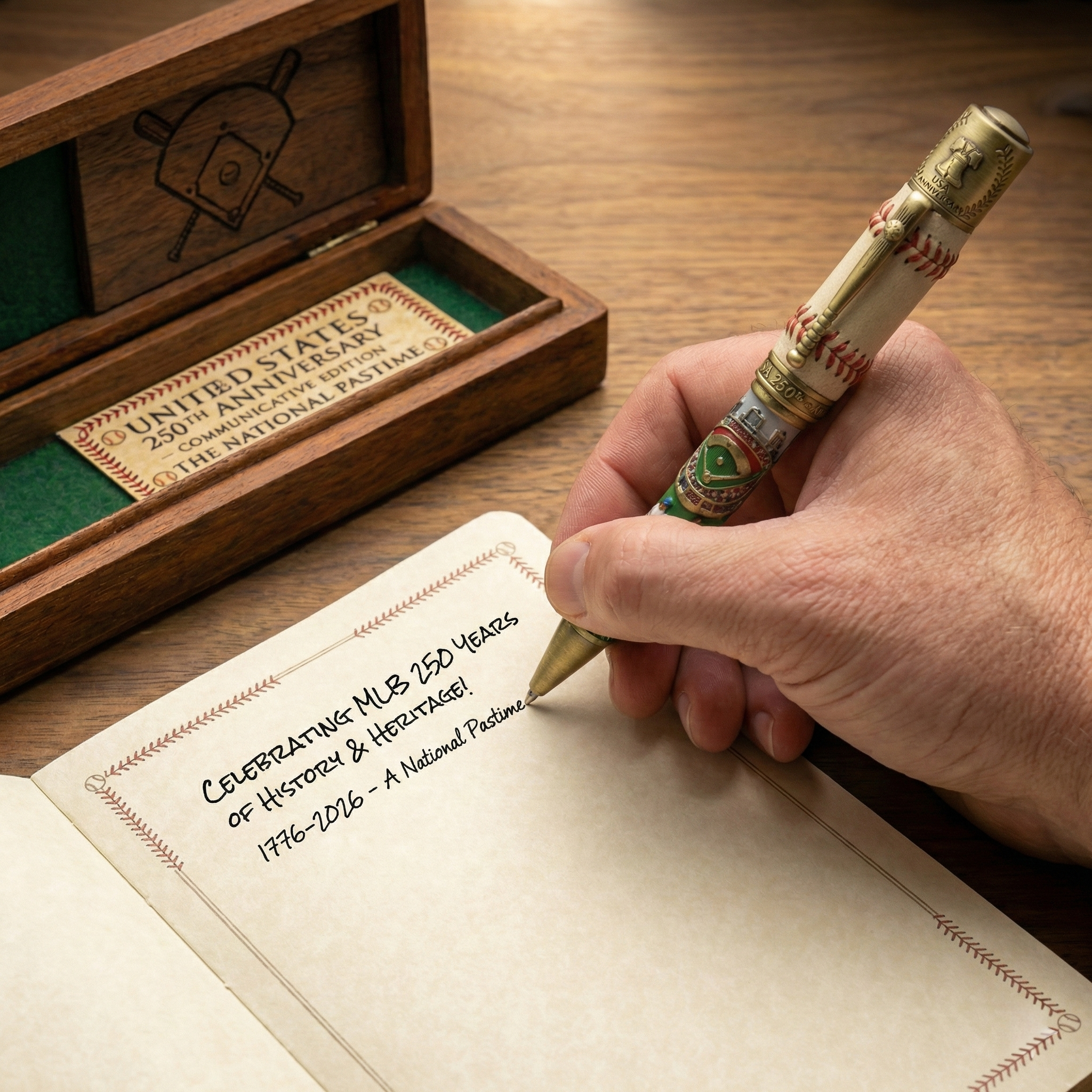 Major League Baseball 250th Anniversary Commemorative Pen