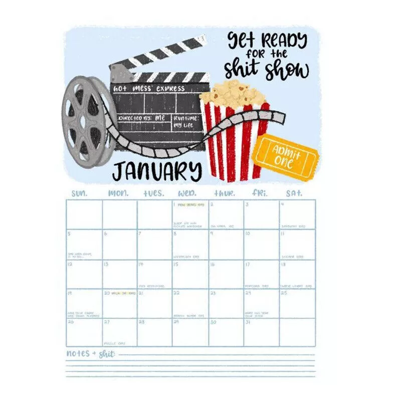 Here We Go Again 2025 Calendar-Gag Gifts for Friends