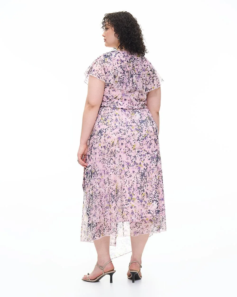 Meredith's Picks - Printed Wrap Maxi Dress - Addition Elle