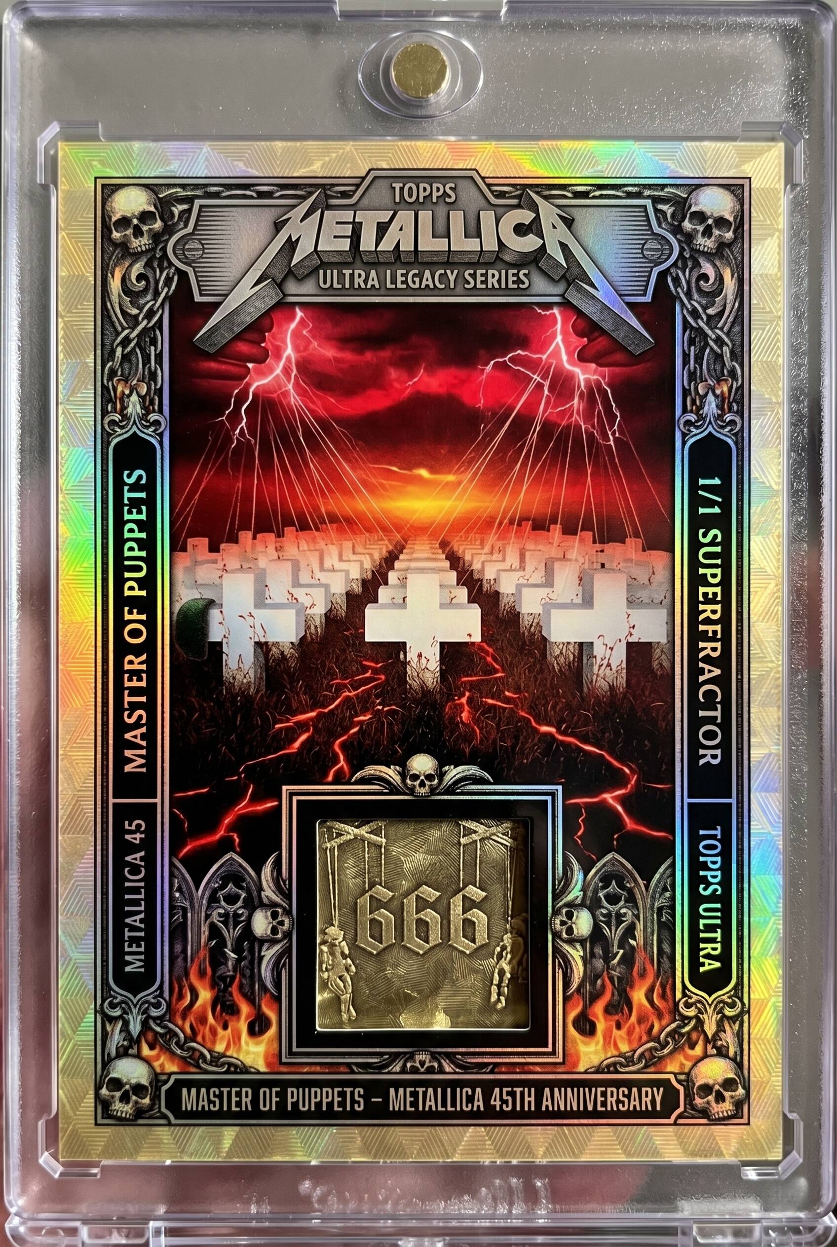 Metallica 45th Anniversary Trading Cards Collector Box