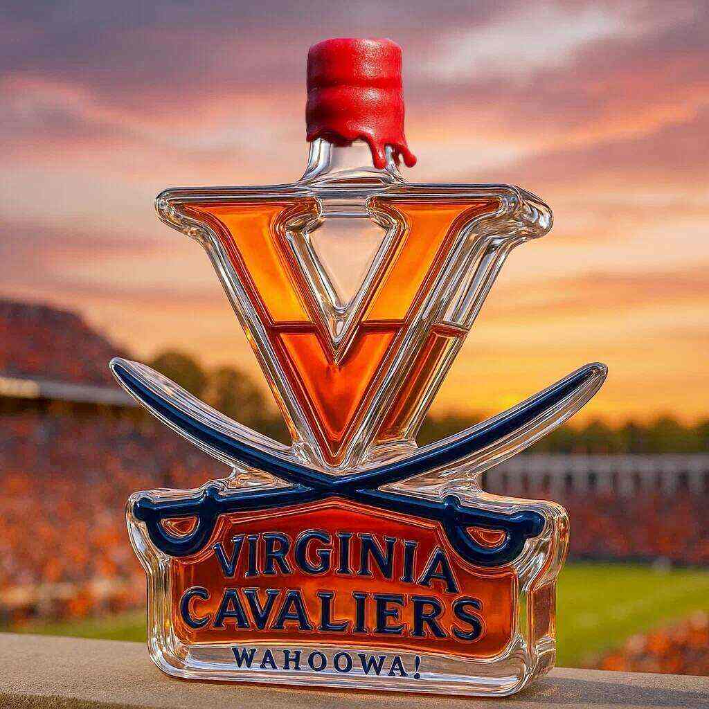Virginia Cavaliers Limited Edition Whiskey Bottle