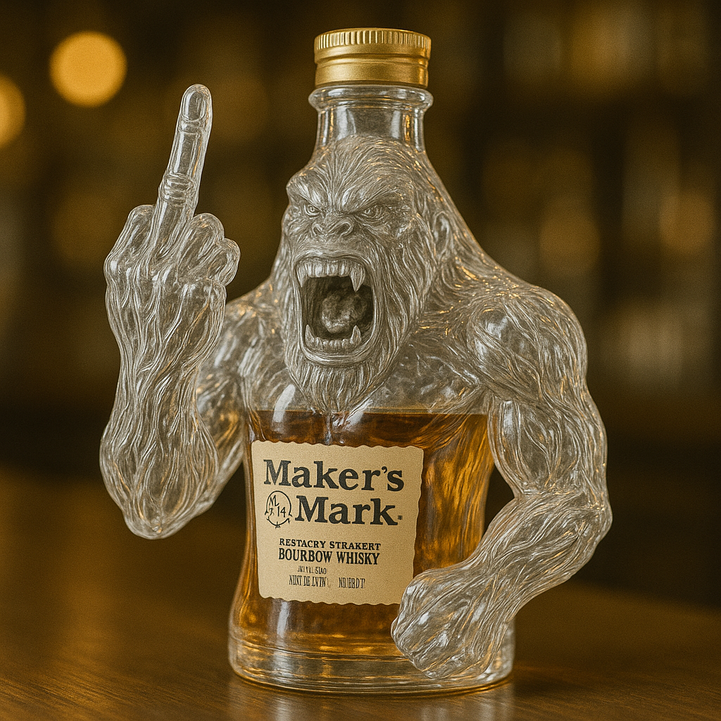 Bigfoot Whiskey Bottle