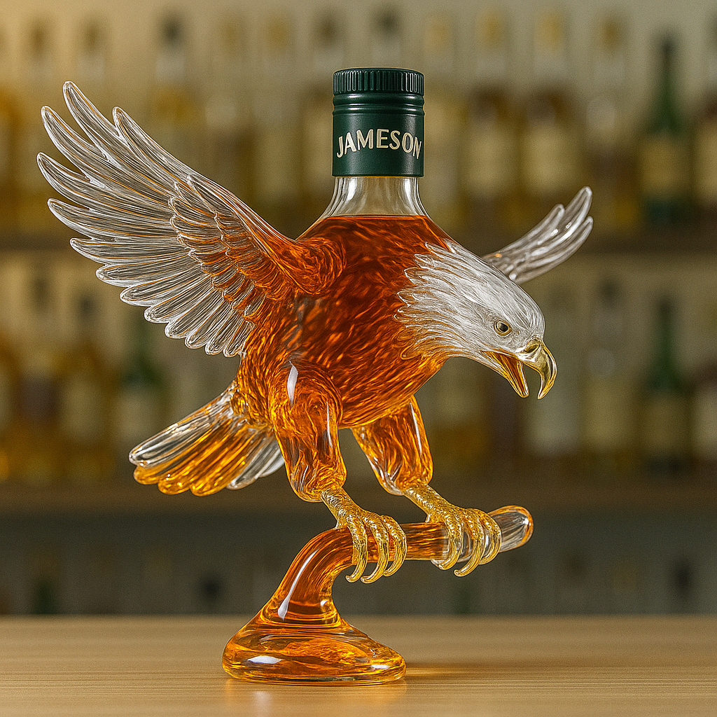 Bald Eagle Whiskey Bottle