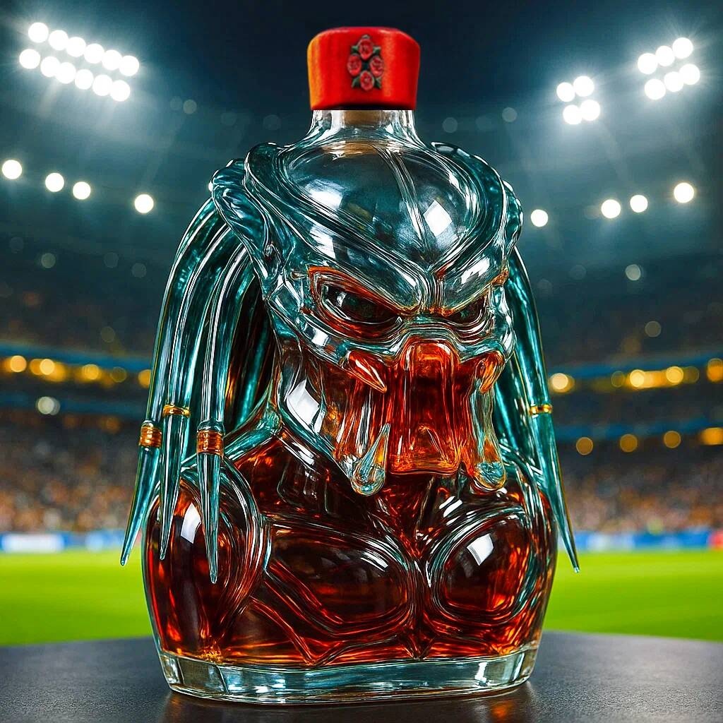 Predator 38th Anniversary Whiskey Bottle
