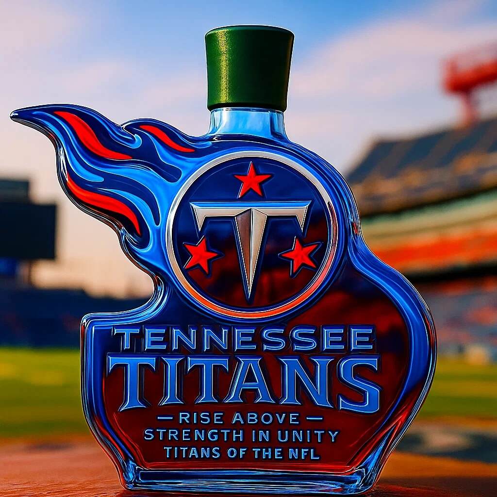 Tennessee Titans Whiskey Bottle