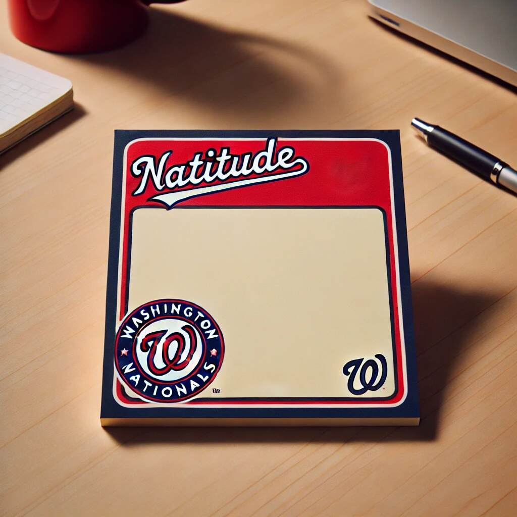 Baseball Team Sticky Notes