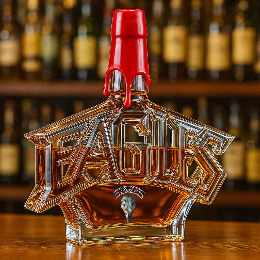 THE EAGLES Whiskey Bottle