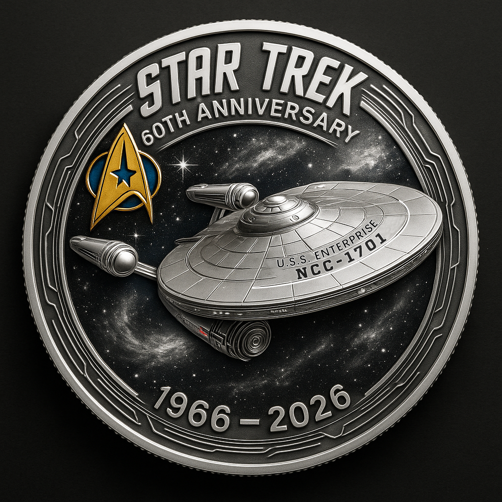 Star Trek 60th Anniversary Commemorative Coin