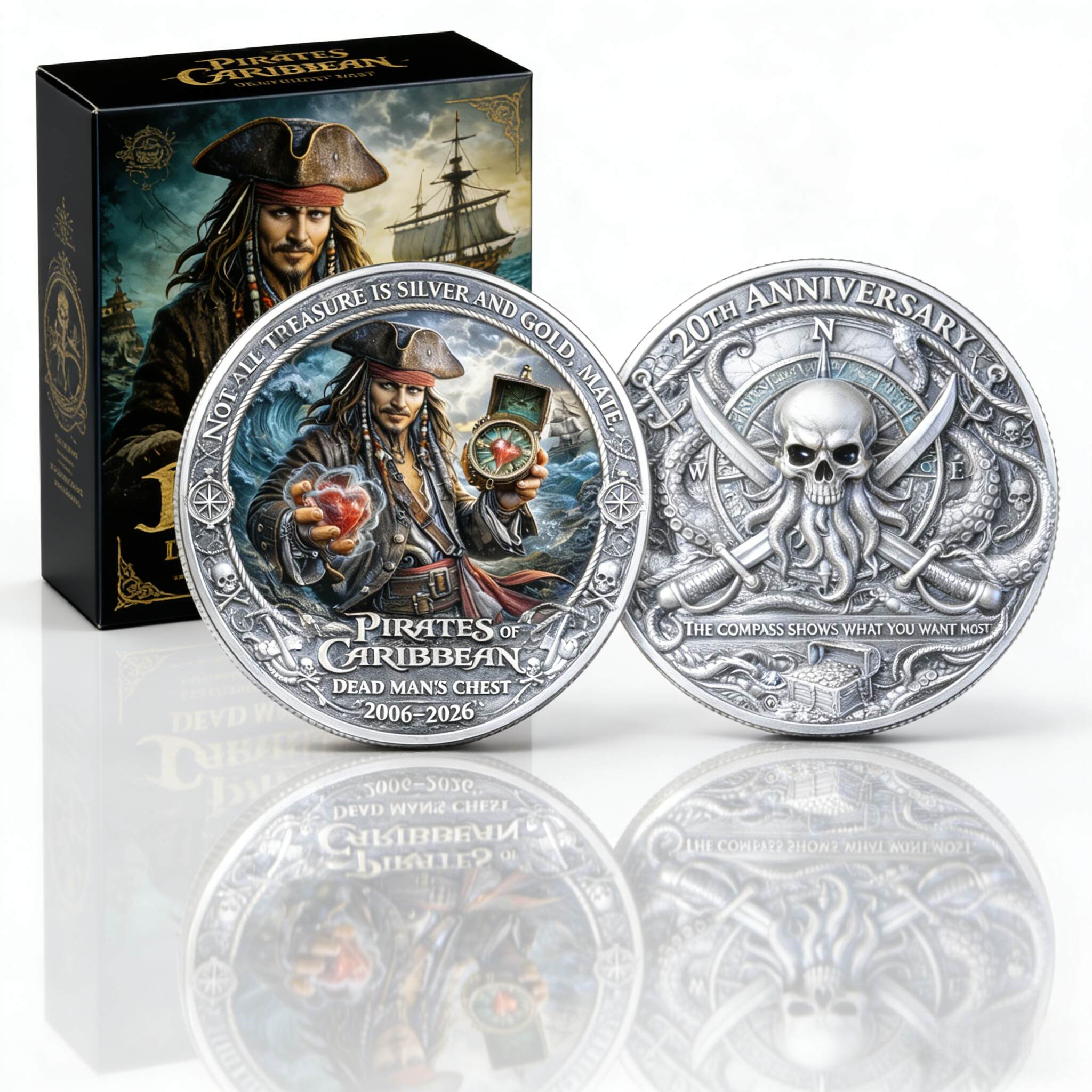 Pirates of the Caribbean: Dead Man’s Chest 20th Anniversary Commemorative Coin