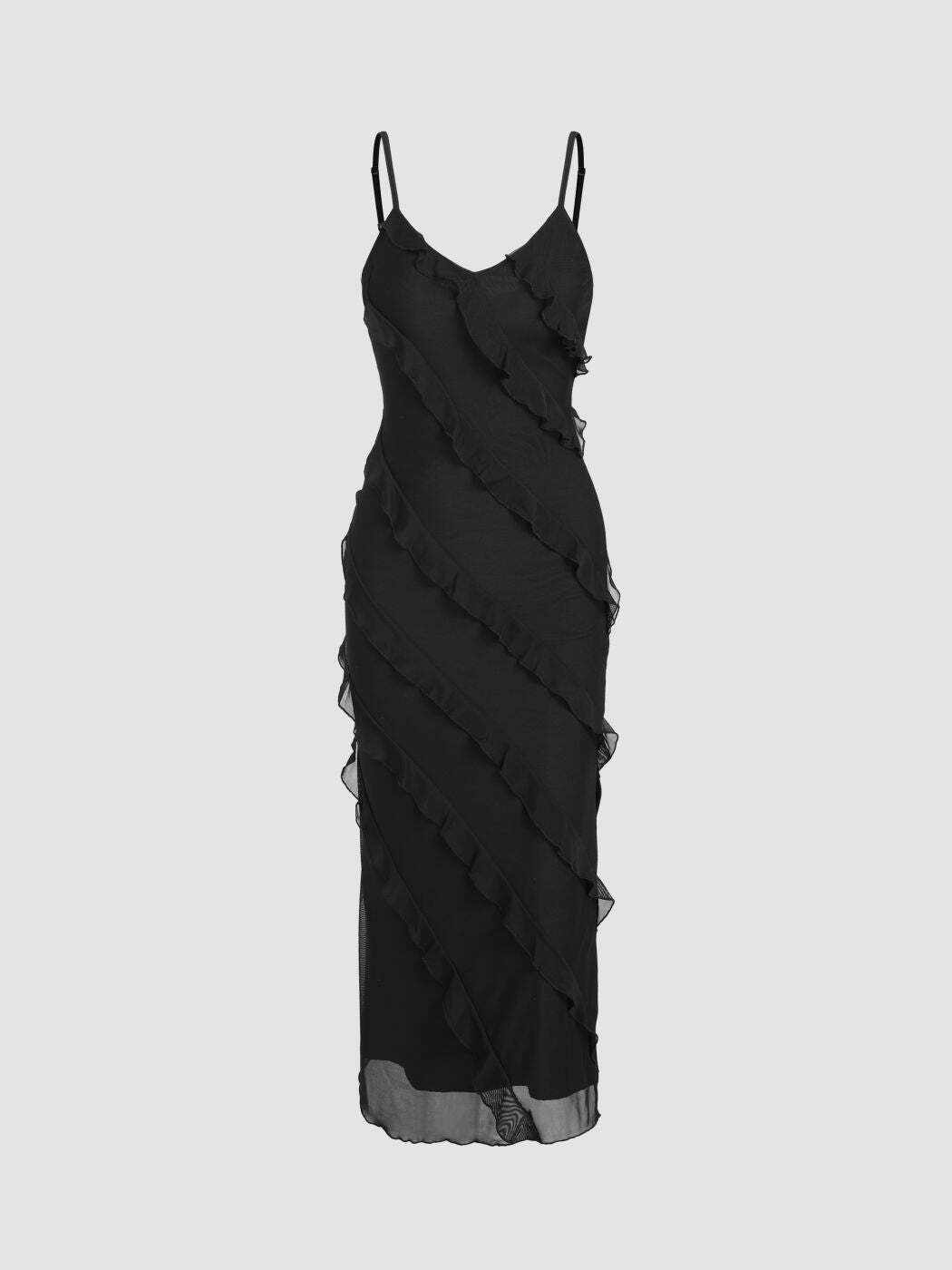 Elegant camisole floral lace skirt