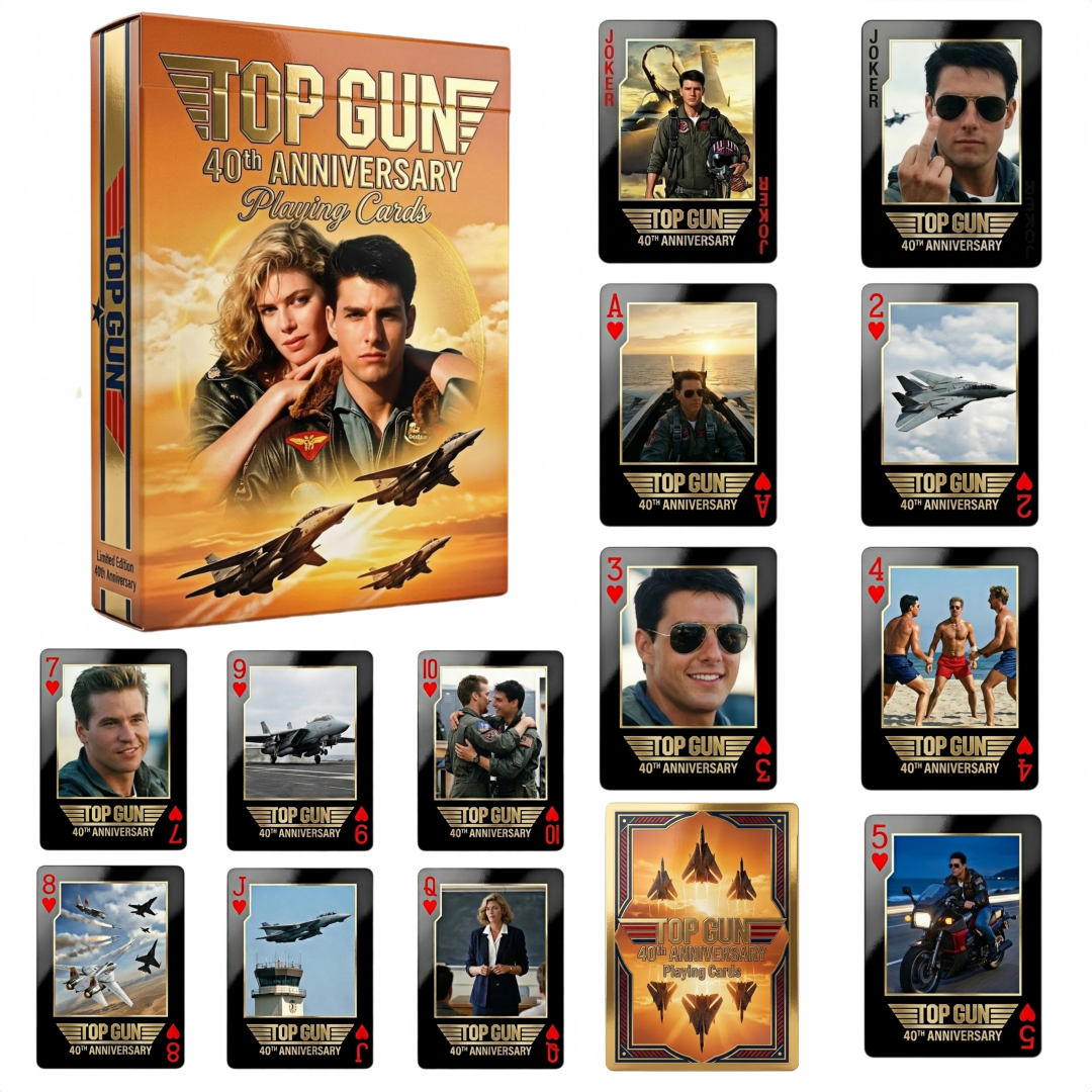 Top Gun 40th Anniversary Limited Edition Playing Cards—54 CARDS