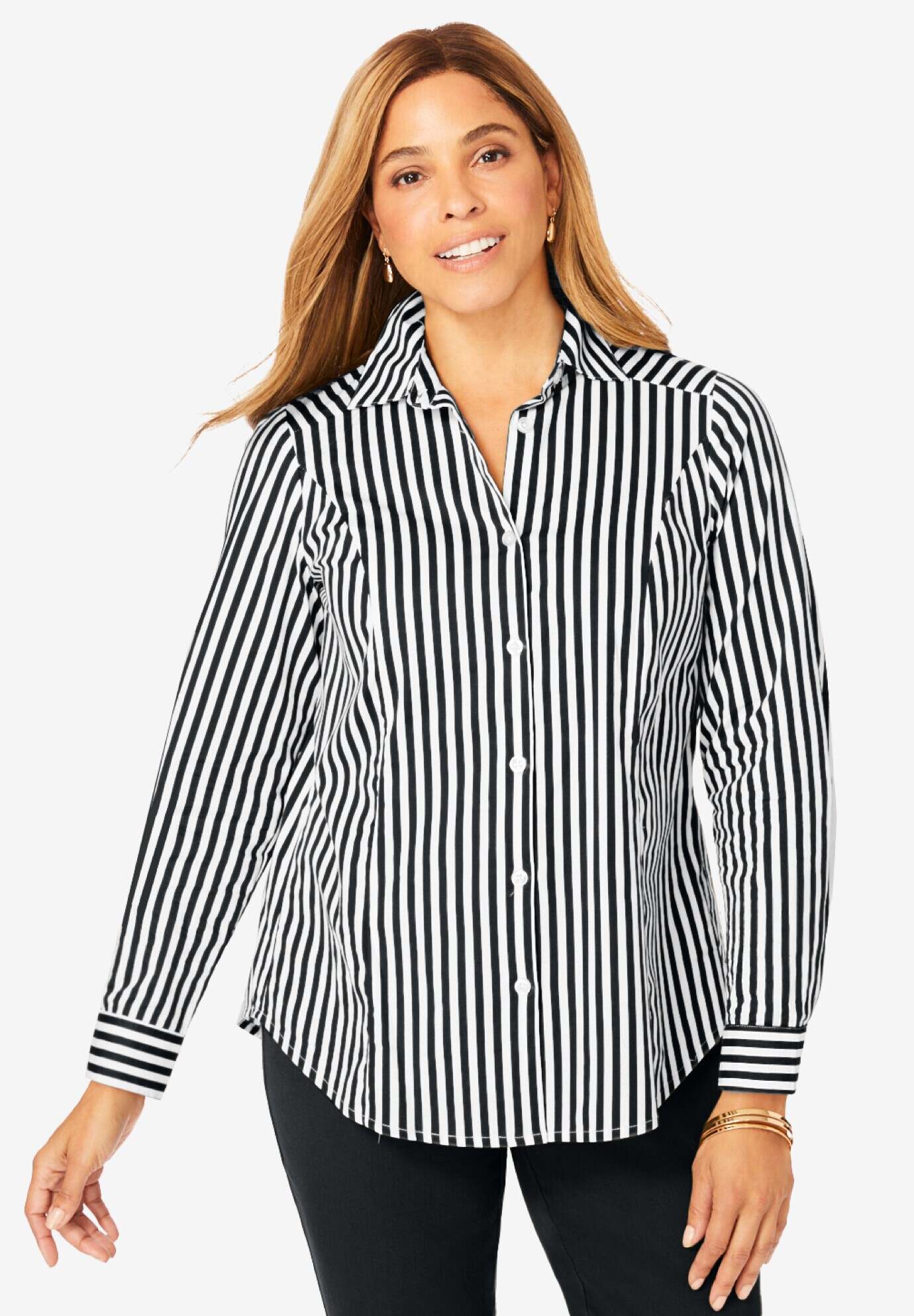 Stretch Cotton Poplin Shirt