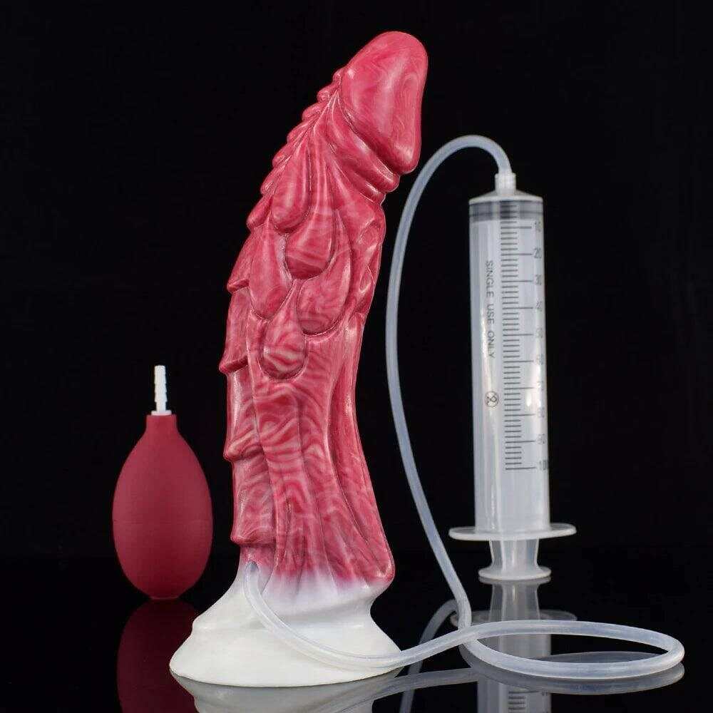 Passion Pulse Adult Monster Squirting Dildo - Silicone Ejaculation Toy for Ultimate Stimulation