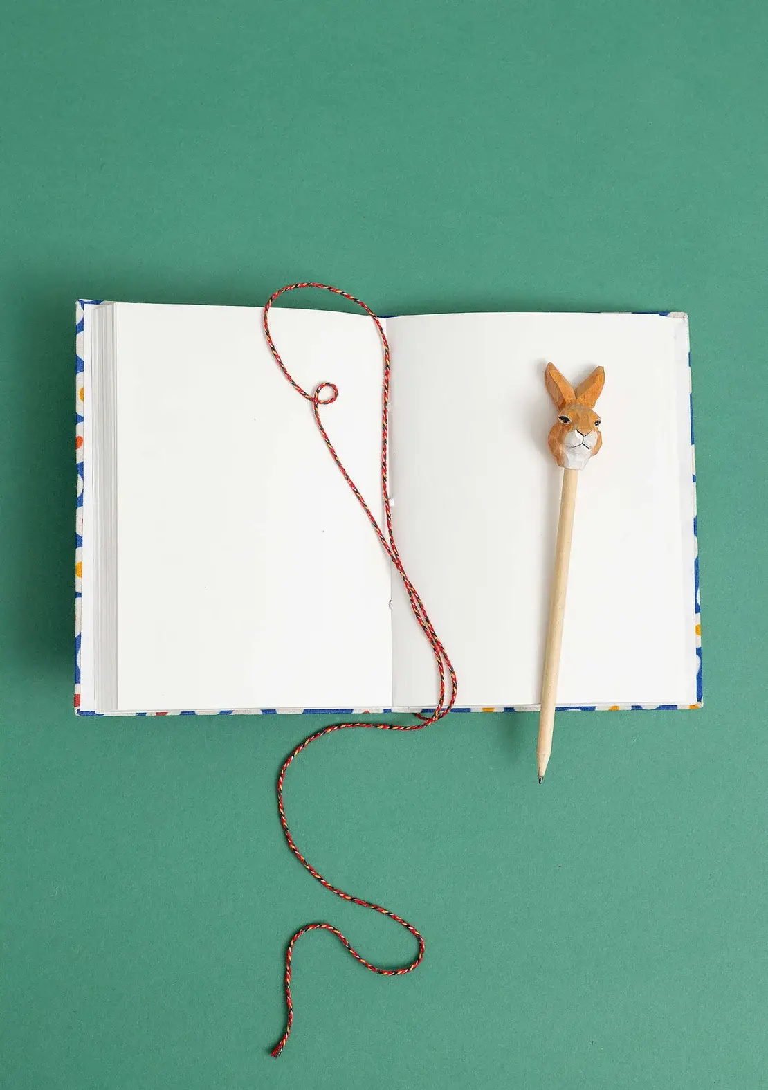 “Runa” fabric-covered paper notebook