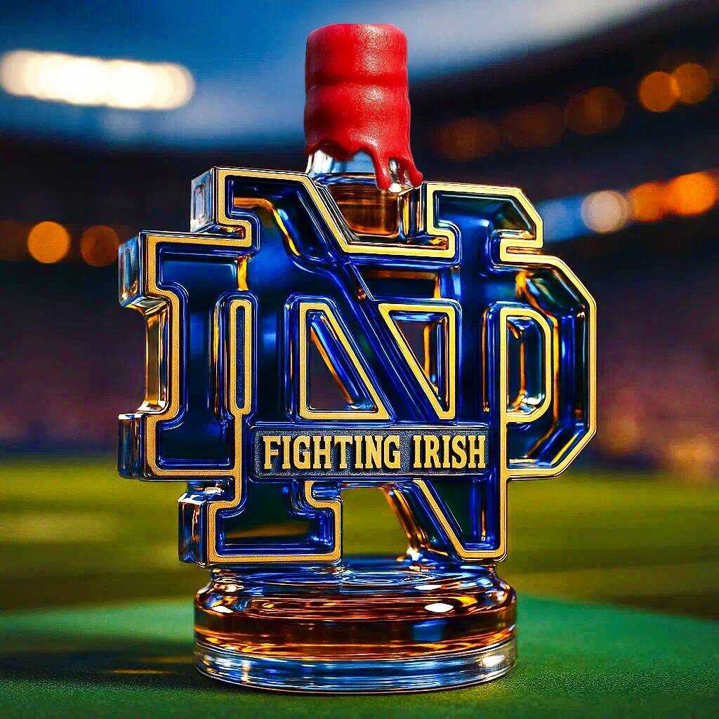 Fighting Irish Whiskey Bottle