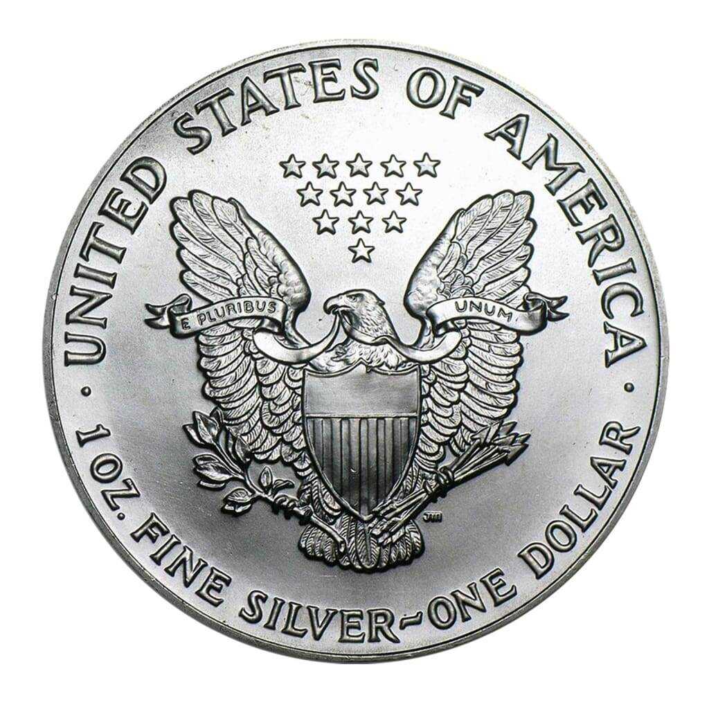 1990 $1 American Silver Eagle MS69 PCGS