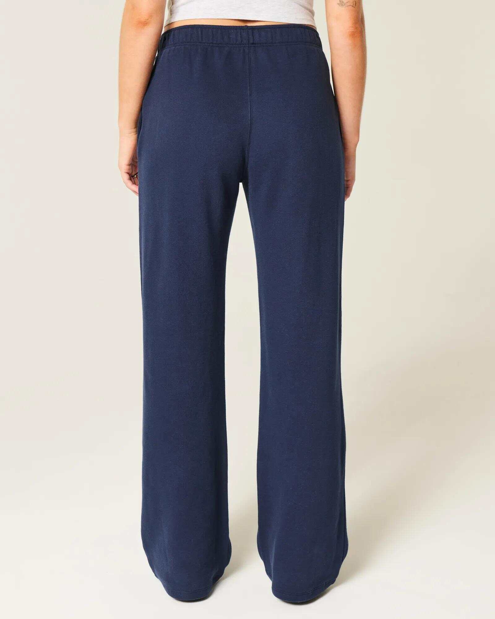 Wide-Leg Sweatpants