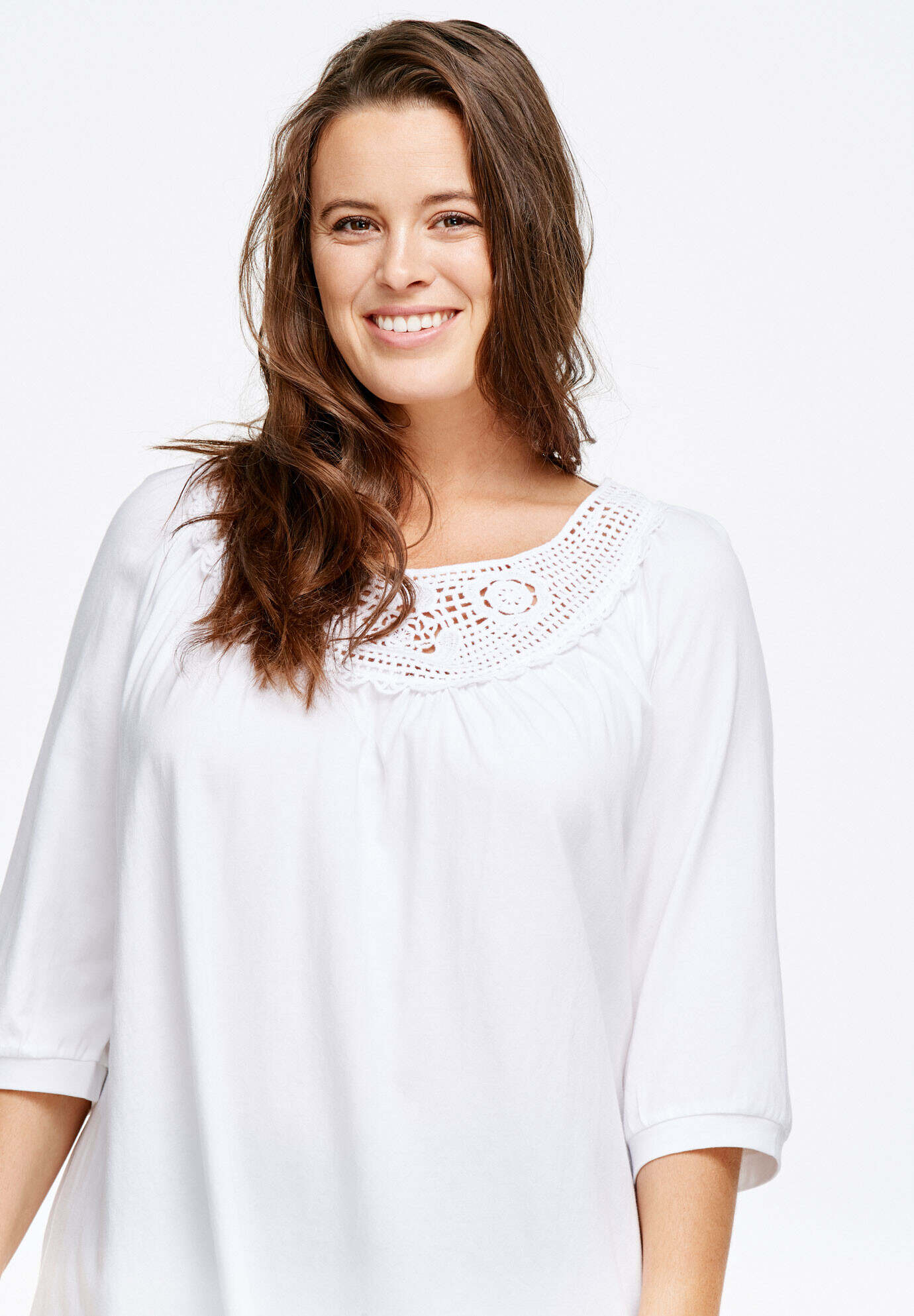 Crochet Trim Tunic
