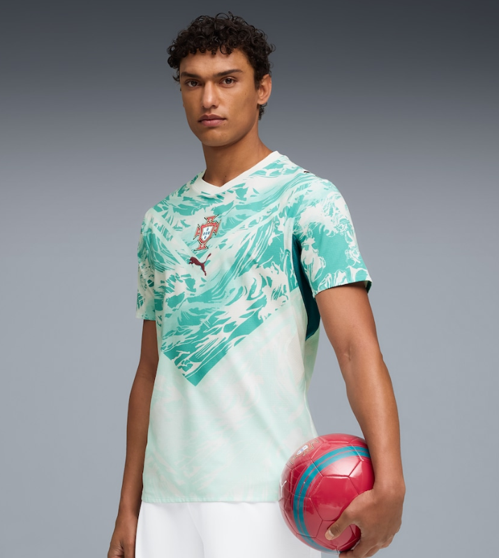 Portugal National Team Puma 2026 Away On-Field Authentic Jersey - White