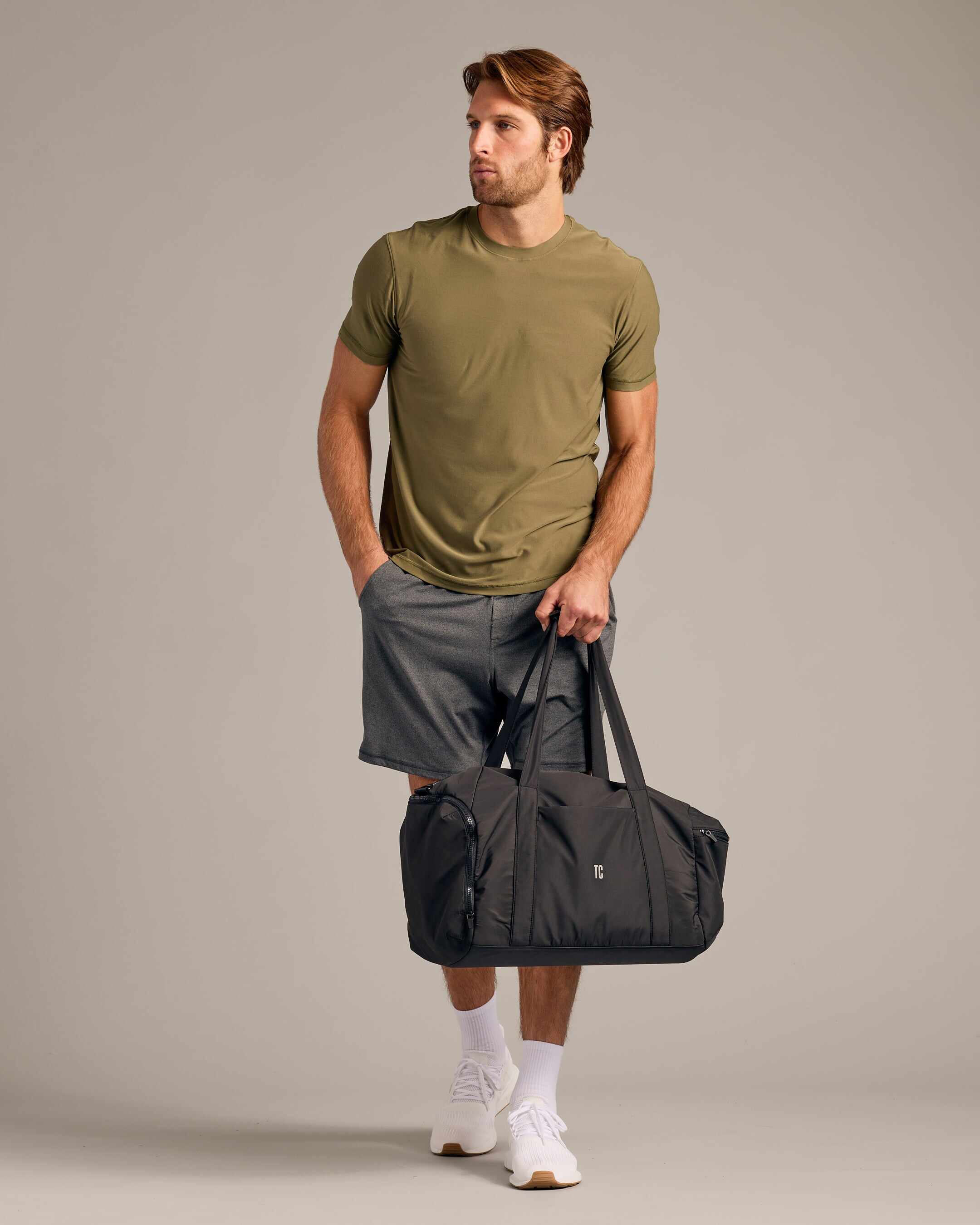 Black Gym Duffle Bag