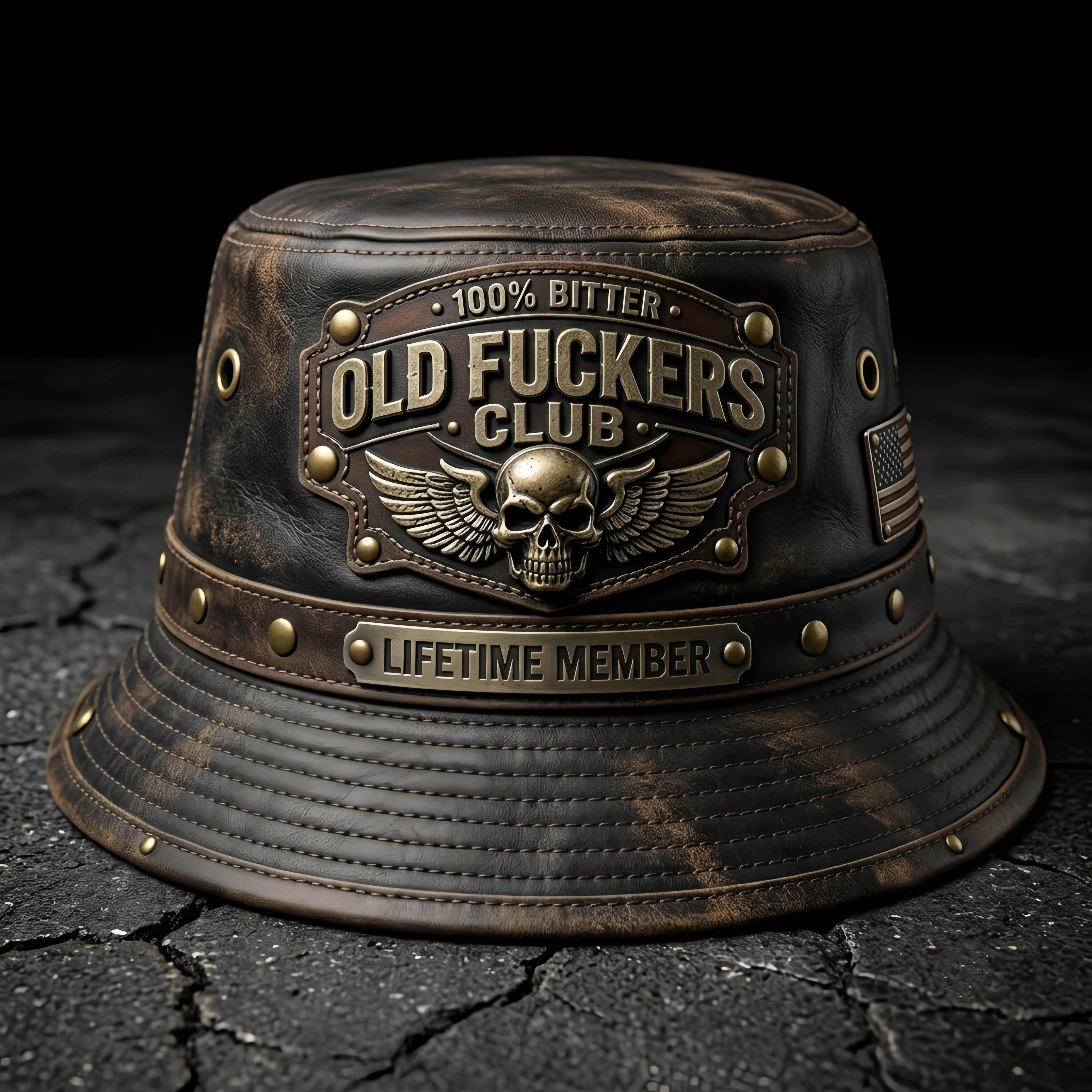 Old Fucks Club Retro Bucket Hat
