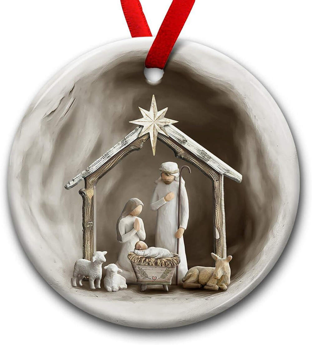 Nativity Scene Christmas Ornament