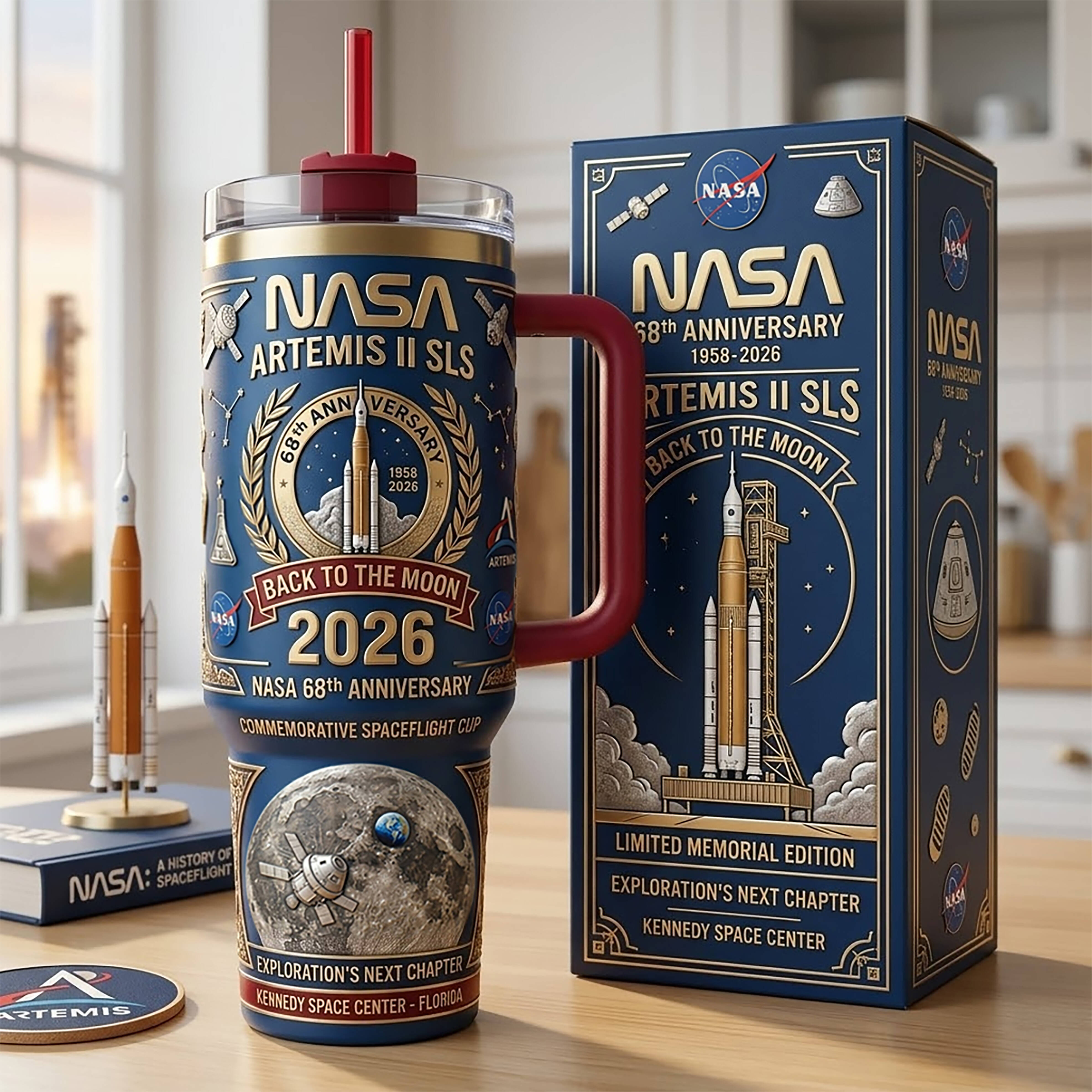 🚀“Artemis II” NASA Commemorative Tumbler