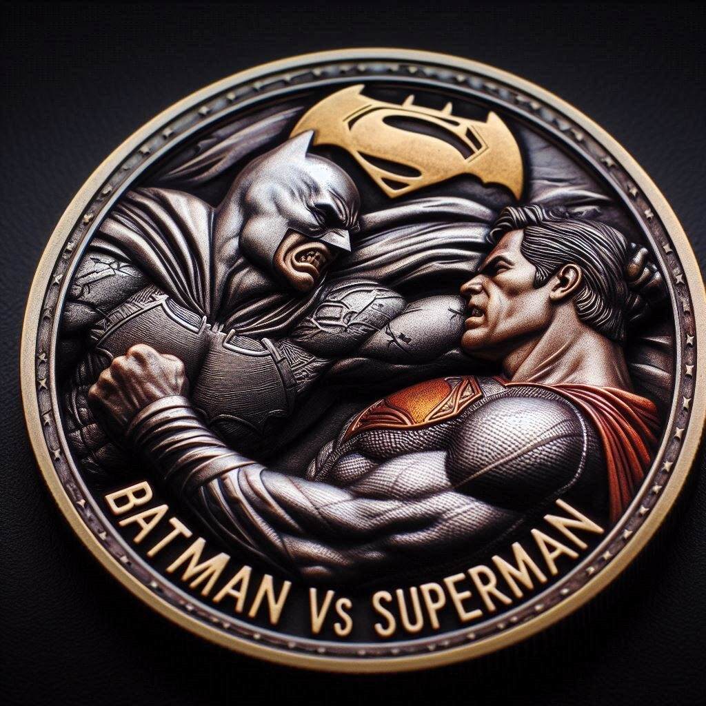 BATMAN VS SUPERMAN COIN