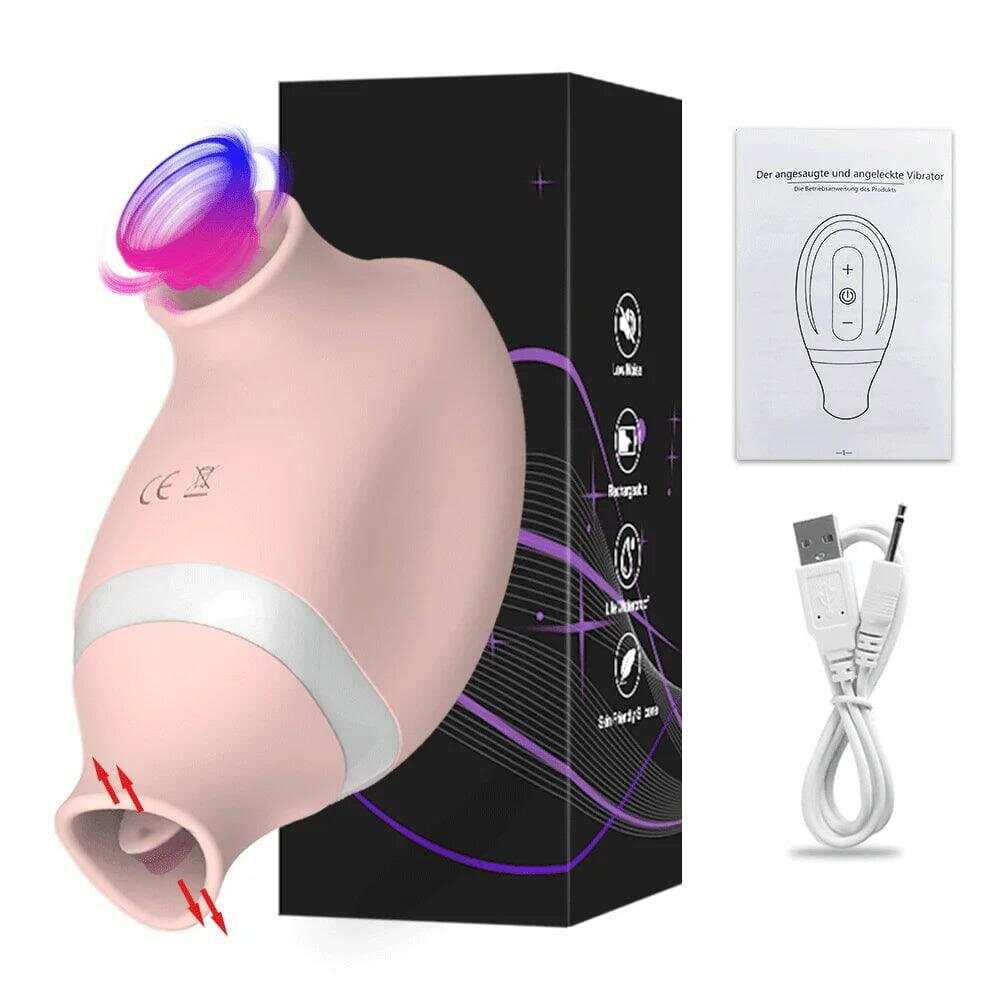 2-in-1 Clitoris Sucking & Vibrating Egg: Powerful Stimulator for Women