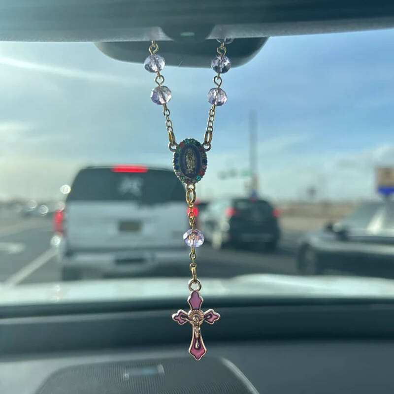 Virgencita Car Rosary