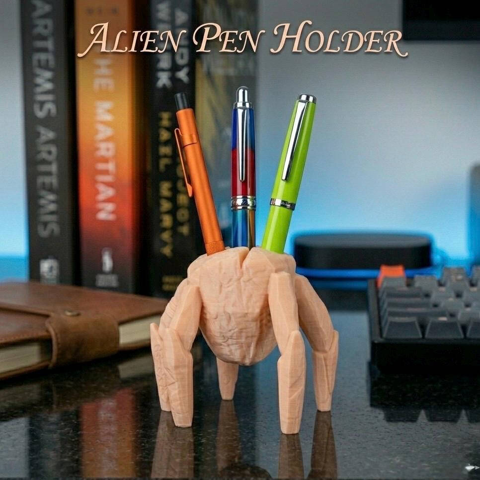 Alien Pen Holder Desk Organizer - Rocky Inspired Hail Mary Decor