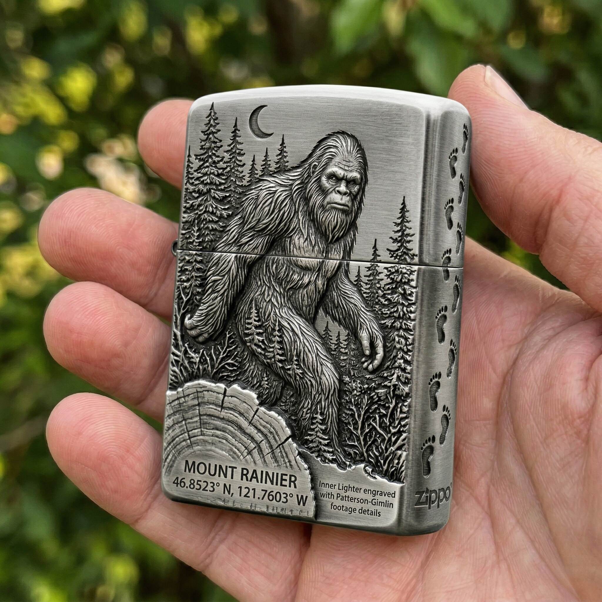 Mount Rainier Sasquatch Collectible Lighter