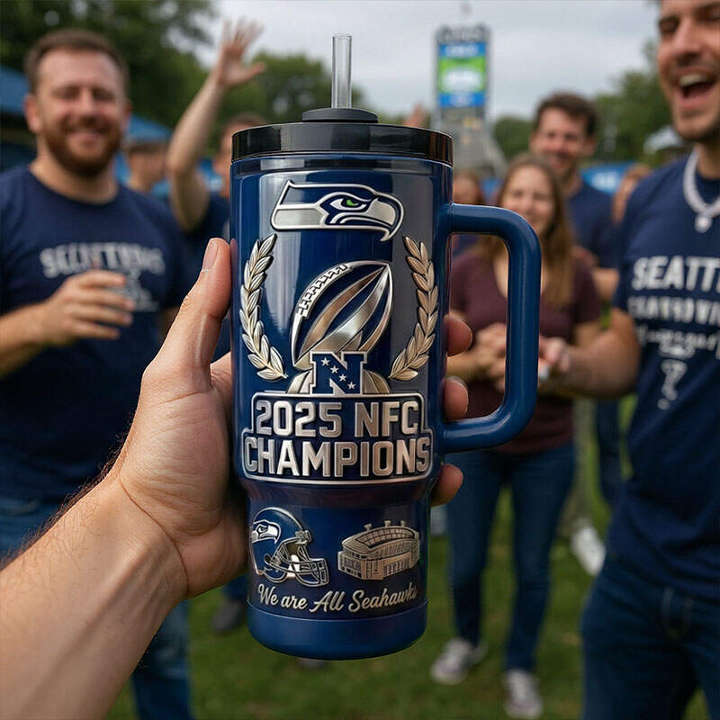 Seahawks 2025 NFC Champions Tumbler
