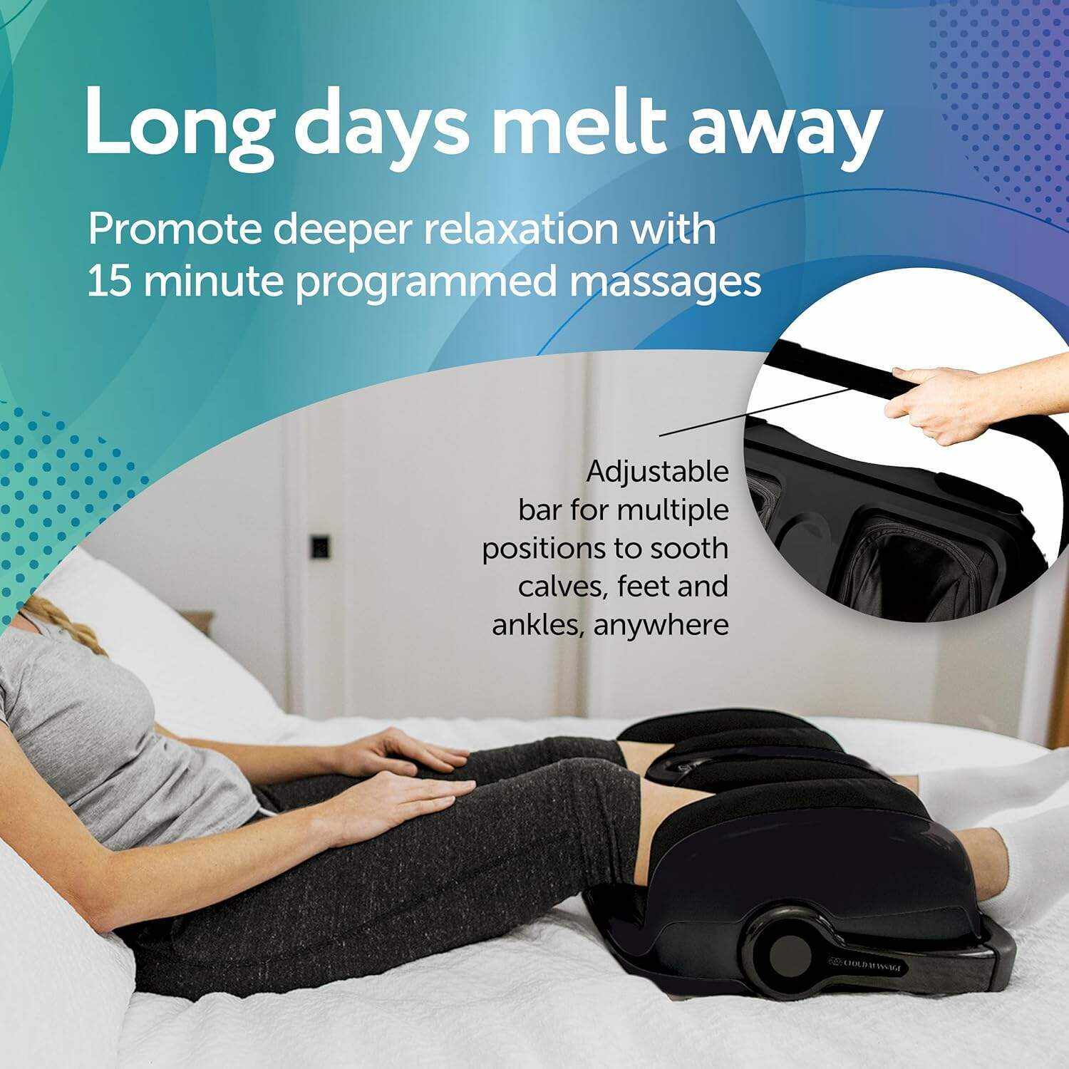 Cloud Massage Shiatsu Foot Massager for Circulation and Pain Relief - Foot Massager Machine for Relaxation, Plantar Fasciitis Relief, Neuropathy, Heat Therapy - FSA/HSA Eligible (White - No Remote)