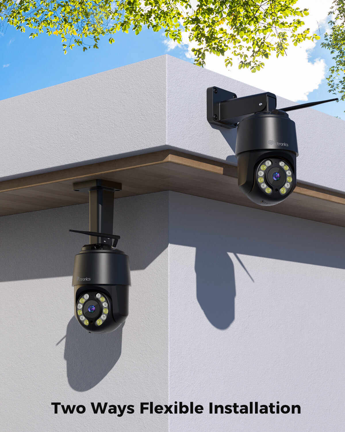 4K Outdoor Camera WiFi 2,4/5GHz with Human/Vehicle/Animal Detection