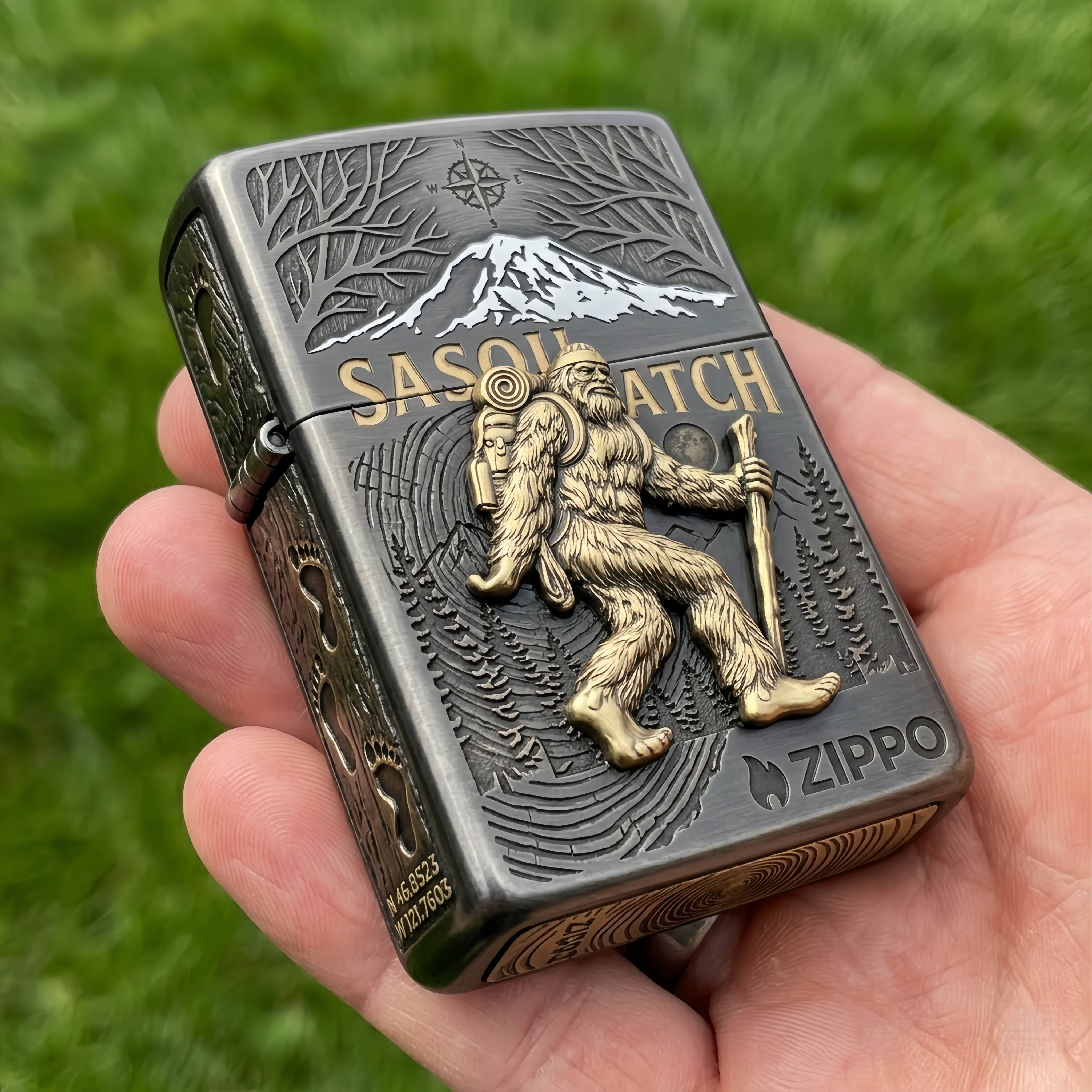 Mount Rainier Sasquatch Collectible Lighter