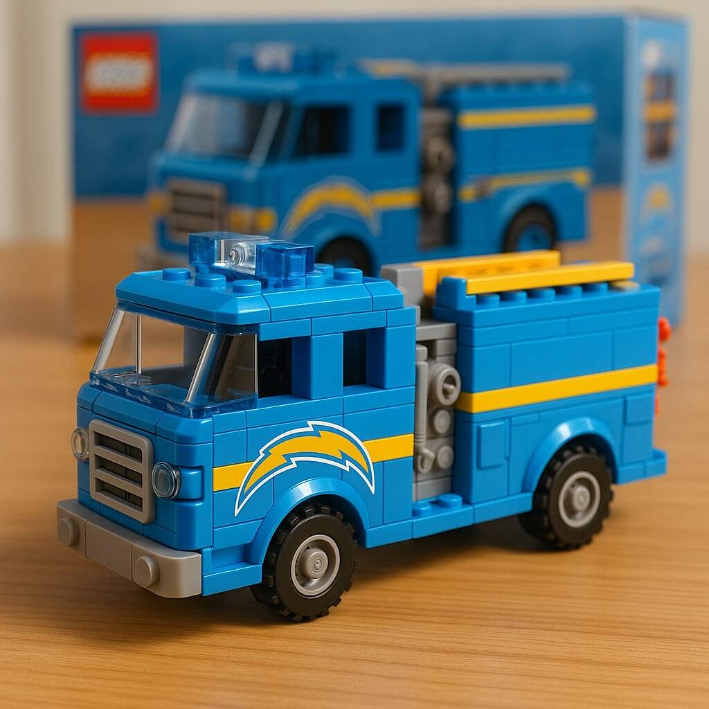 AFC West Series Fire Truck Building Block Set