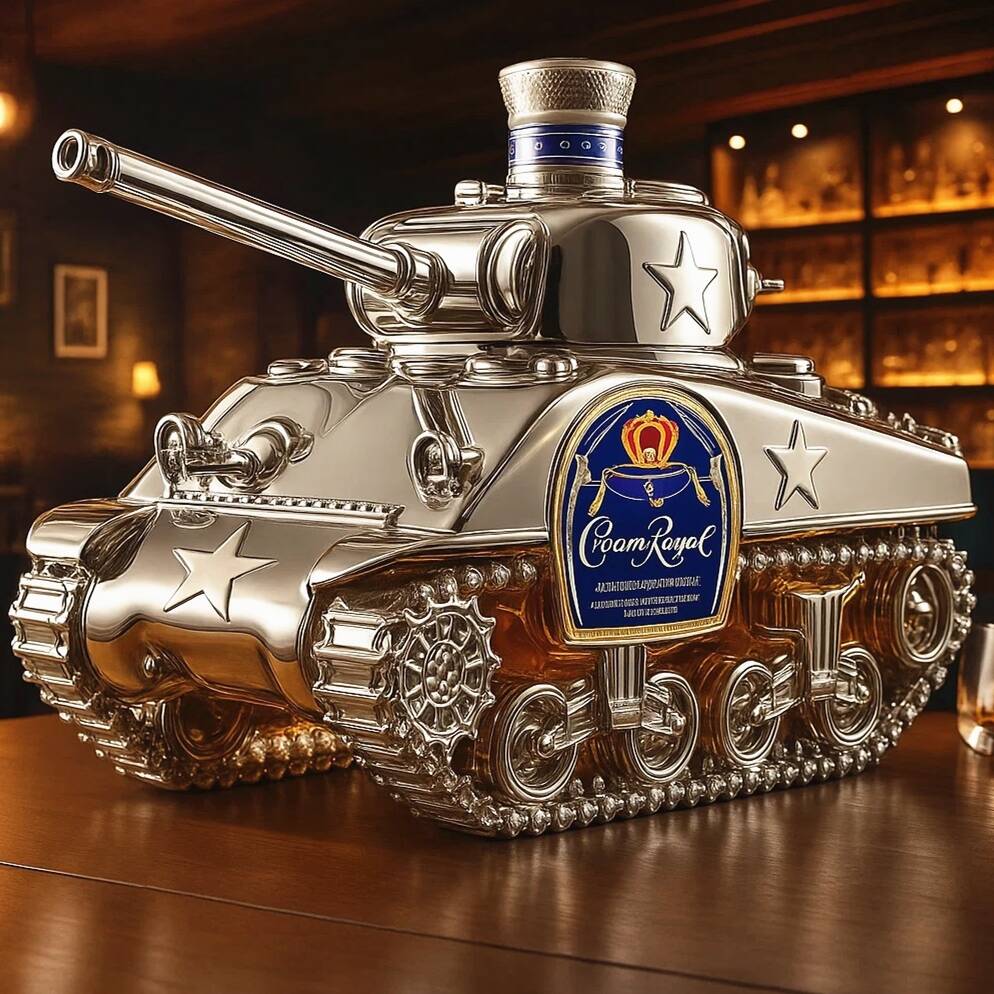 M4 Sherman Whisky Bottle