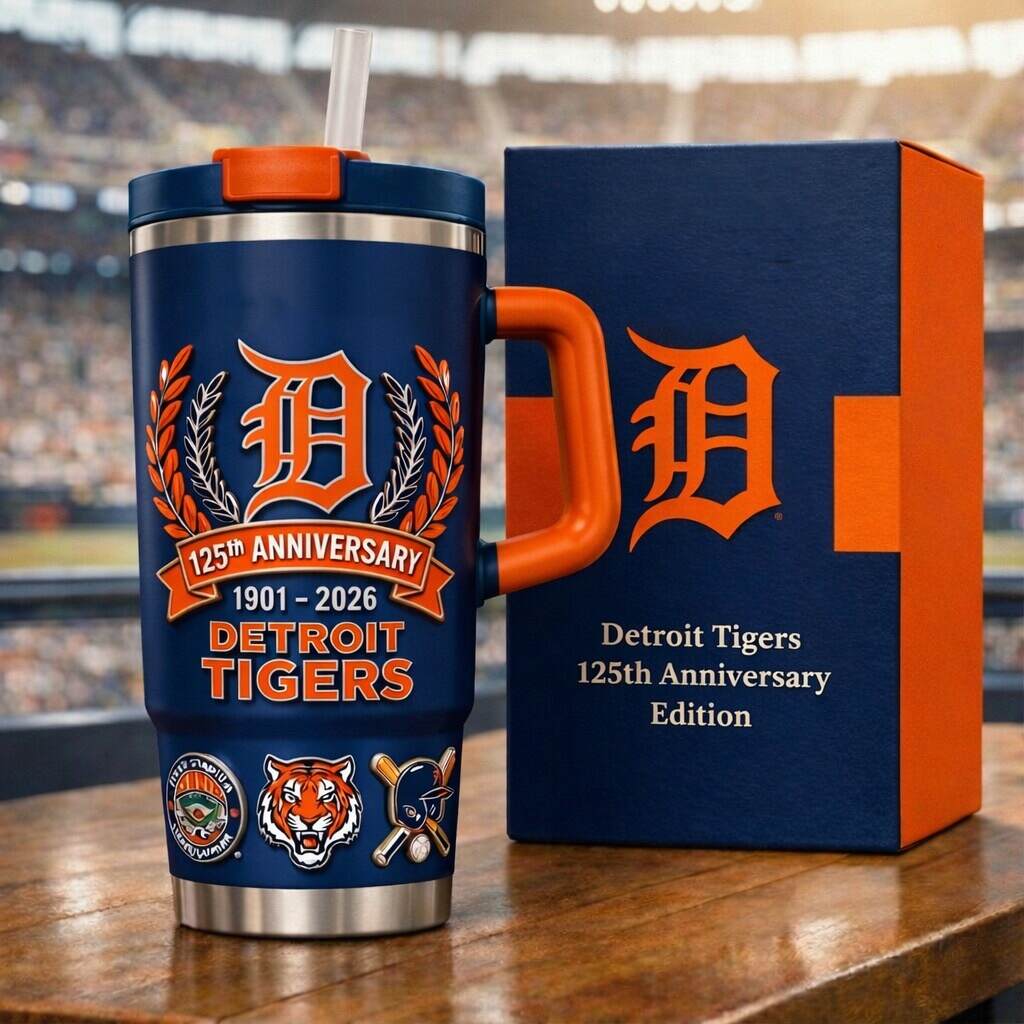 Detroit Tigers 125 Anniversary Limited Edition Tumbler