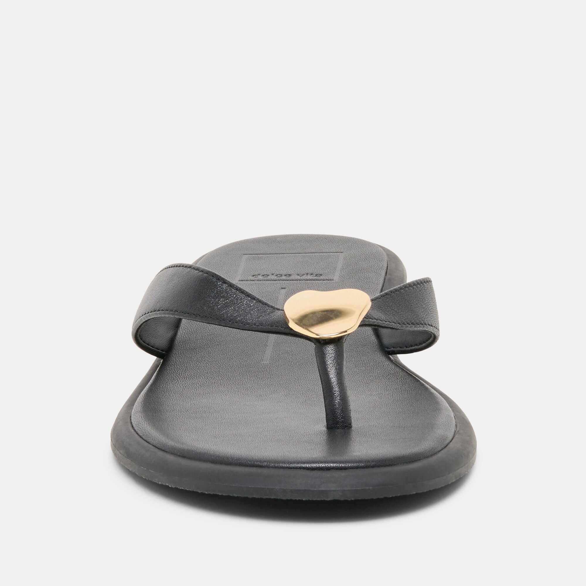 JAINA SANDALS BLACK LEATHER