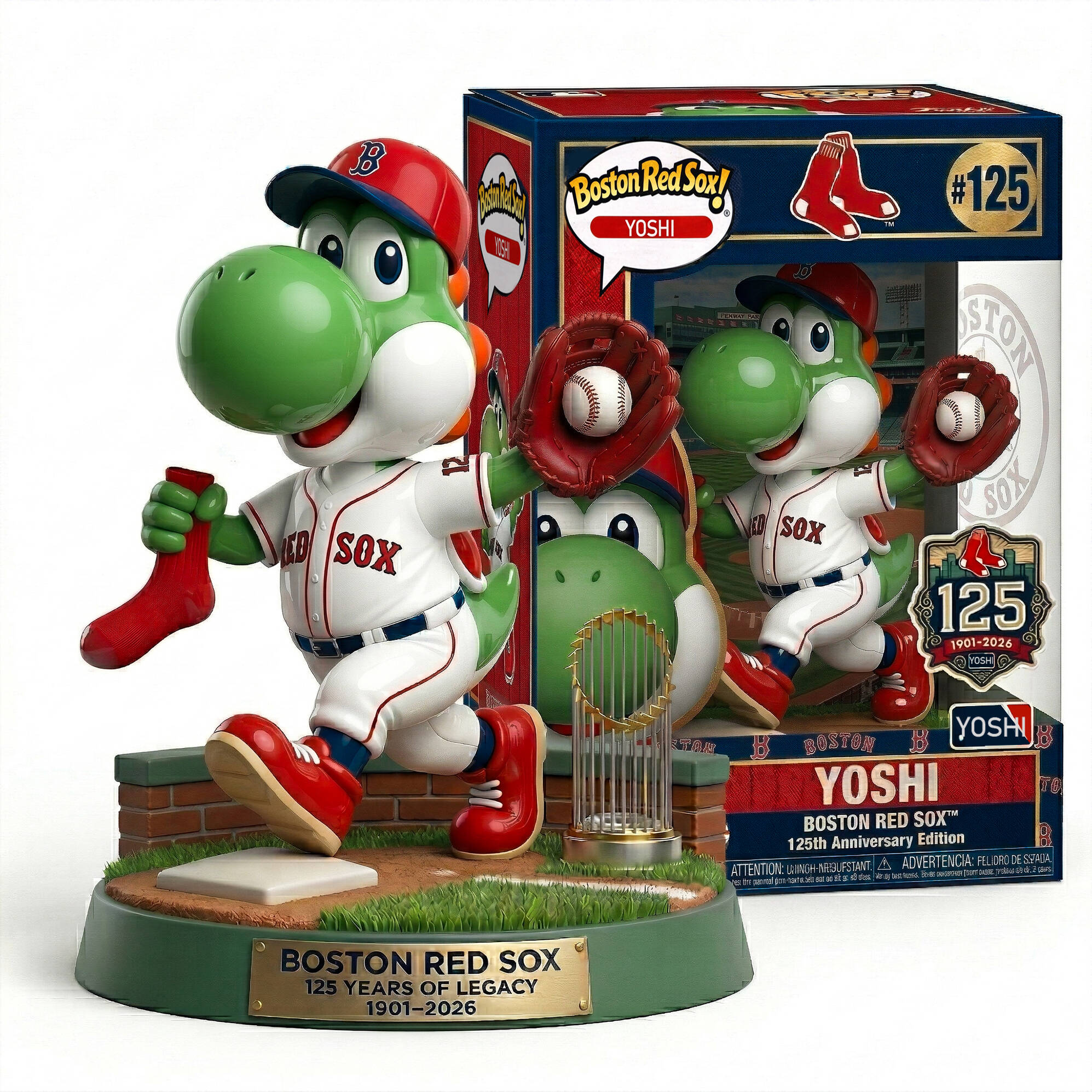 Yoshi x Red Sox: 125 Years of Legacy – Limited Championship Figure