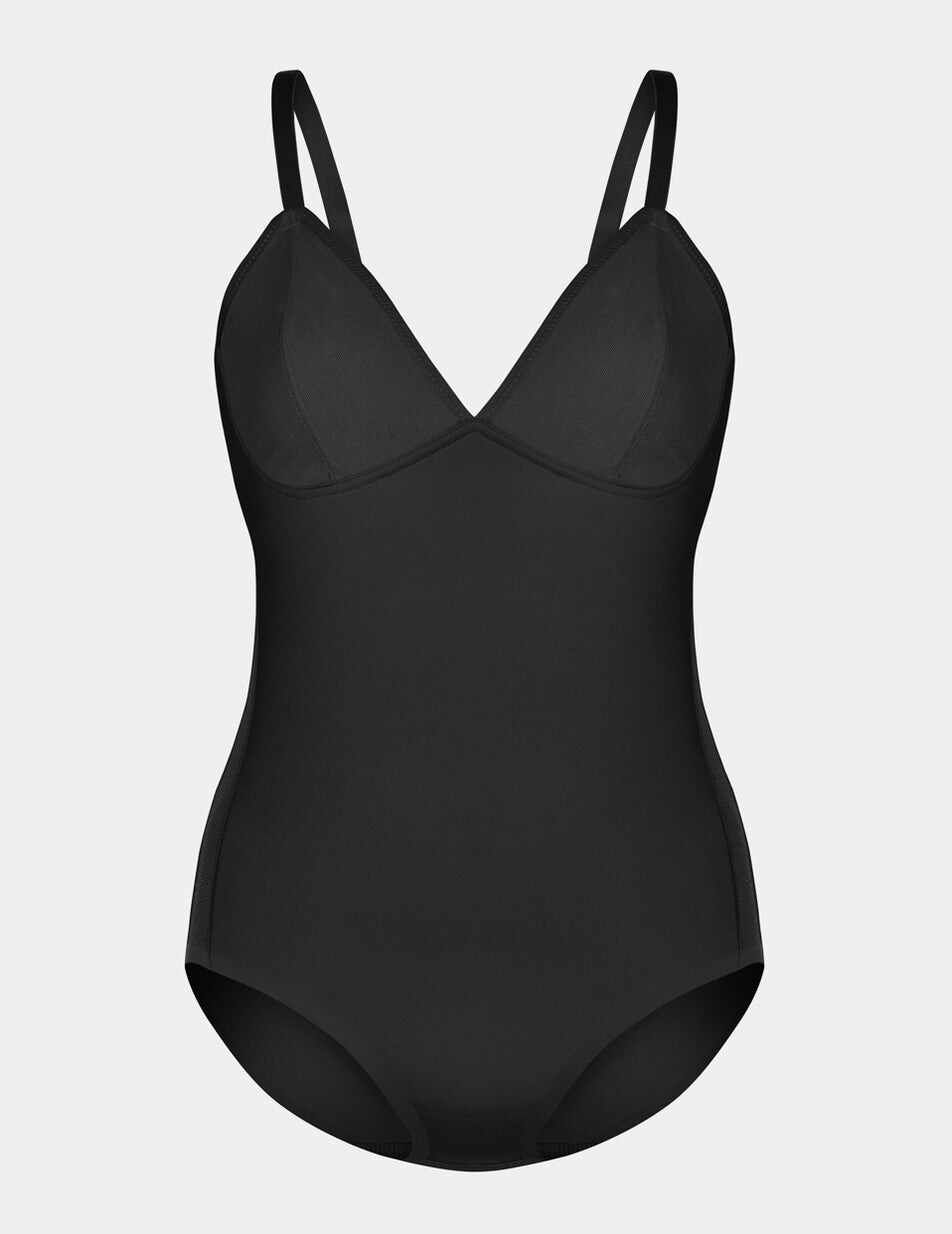 Mesh Deep V Bodysuit