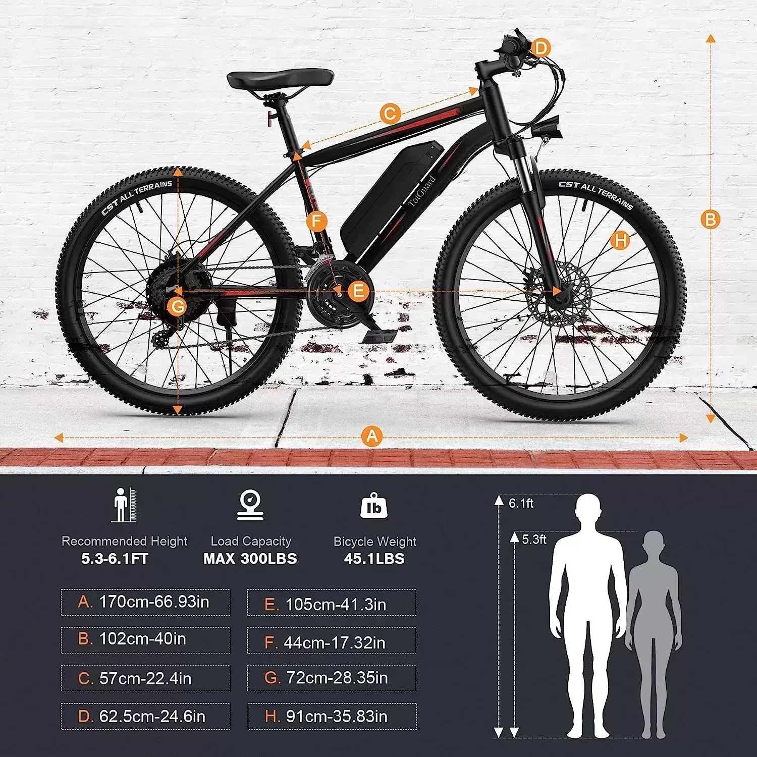 Electric Bike, Electric Bike for Adults, 26